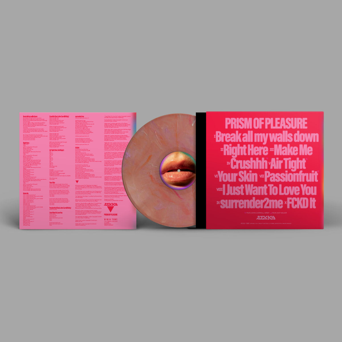 Prism of Pleasure: Signed Dusty Pink Marble Vinyl LP