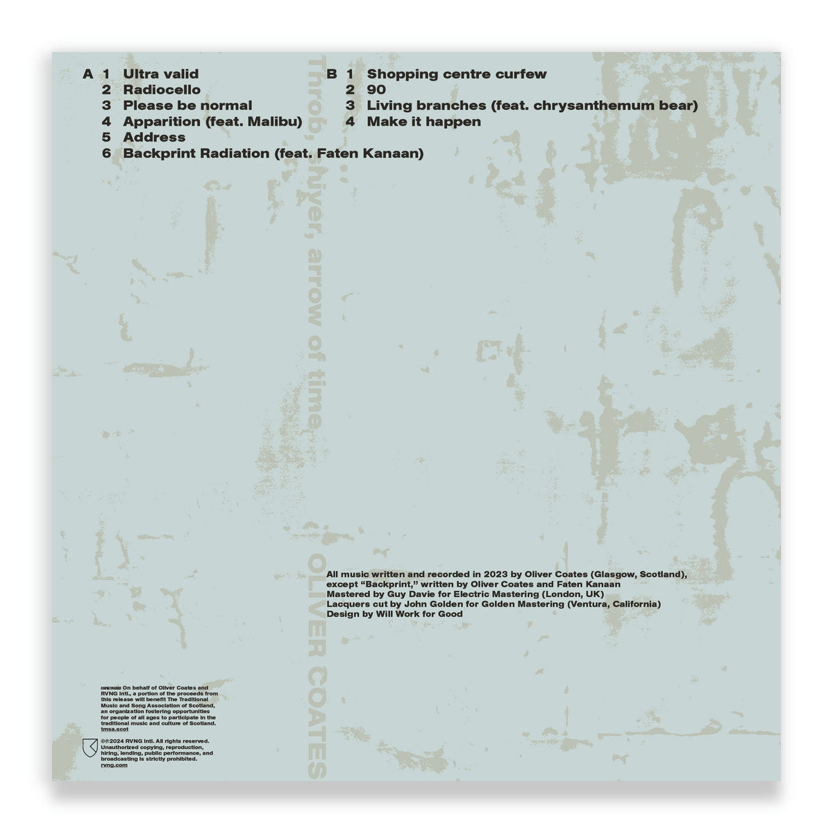 Throb, Shiver, Arrow of Time: Vinyl LP