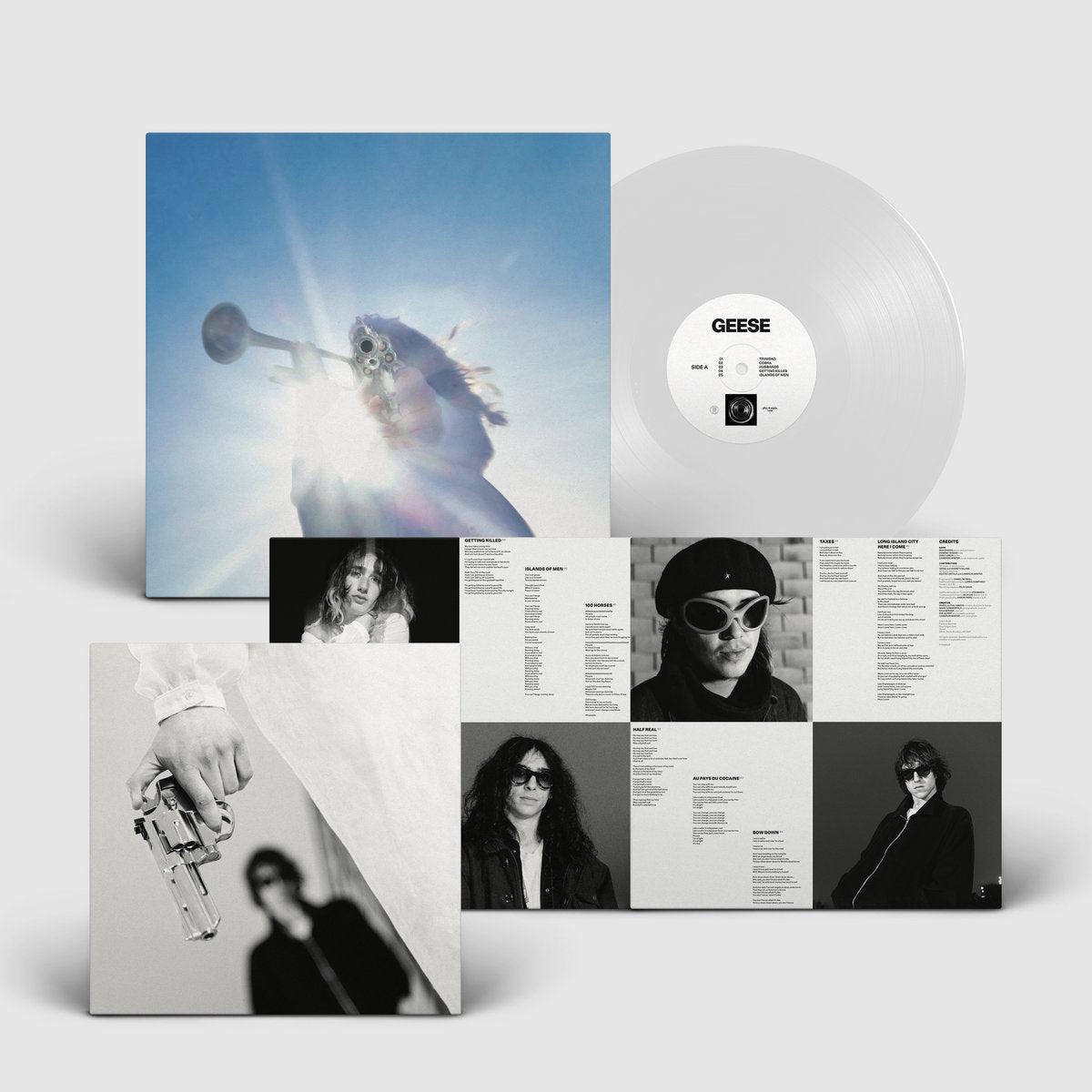 Getting Killed: Clear Vinyl LP & Signed Print