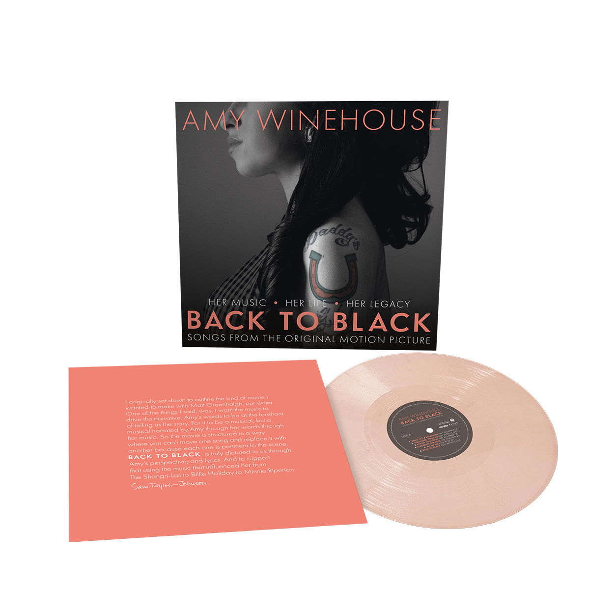 Back To Black - Songs from the Original Motion Picture: Exclusive Peach Vinyl LP