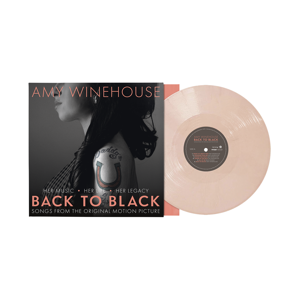 Back To Black - Songs from the Original Motion Picture: Exclusive Peach Vinyl LP
