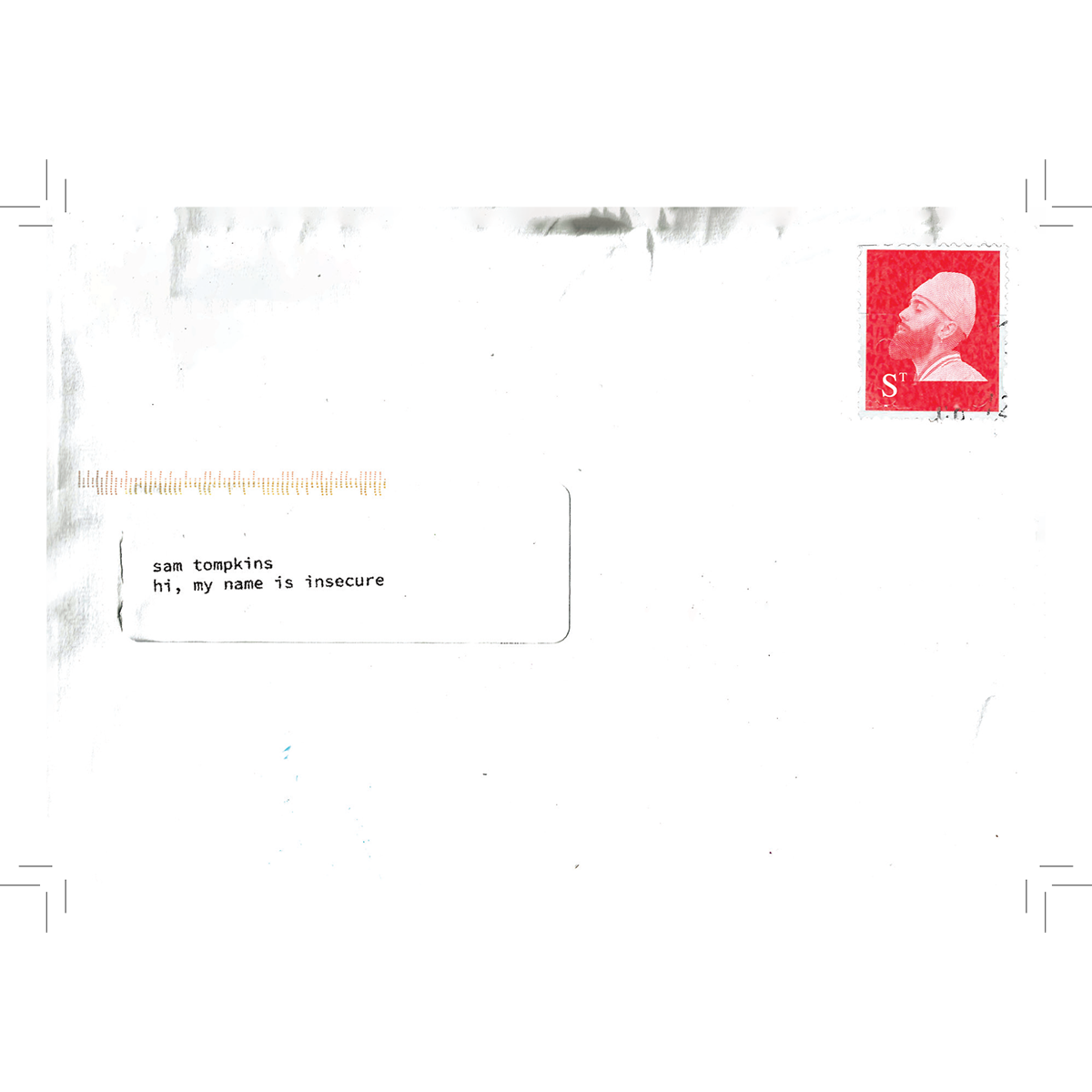 hi, my name is insecure: Light Blue Vinyl LP + Signed Art Card