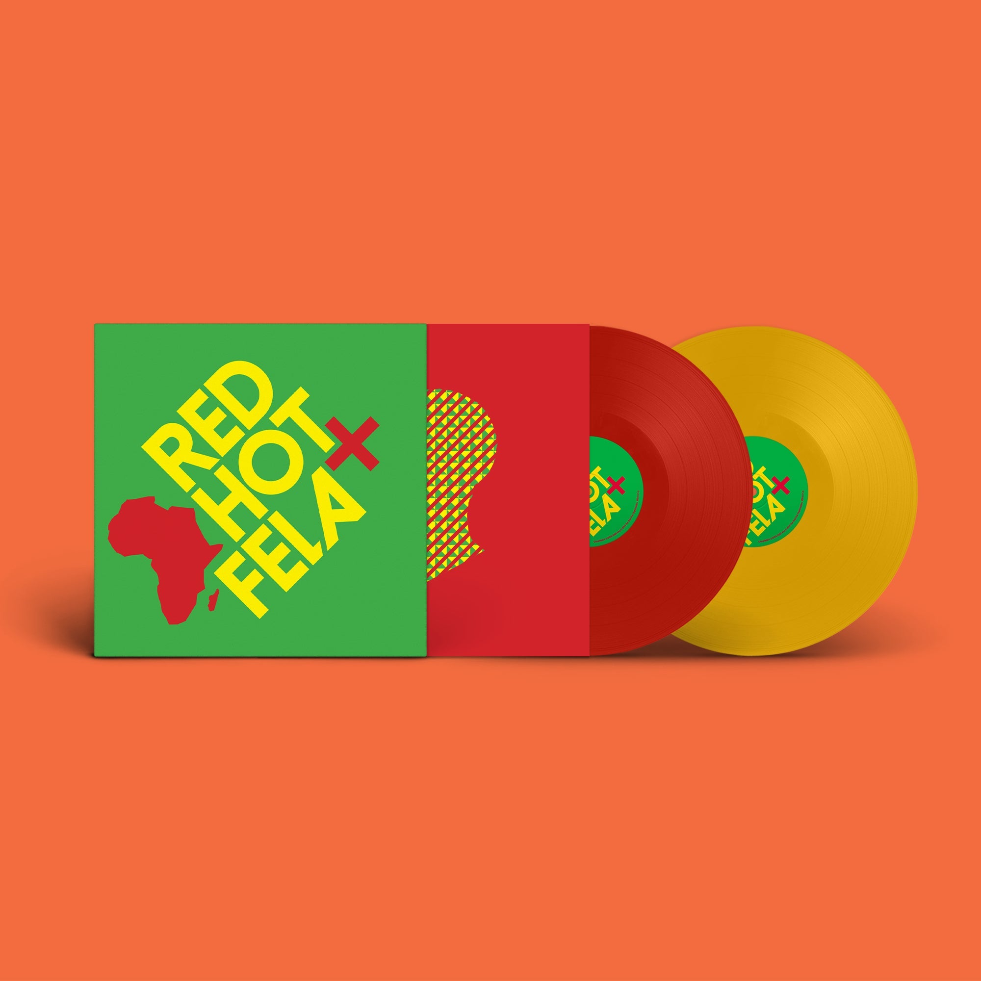 Red Hot + Fela (10th Anniversary Edition): Translucent Banana Yellow + Translucent Red Vinyl 2LP