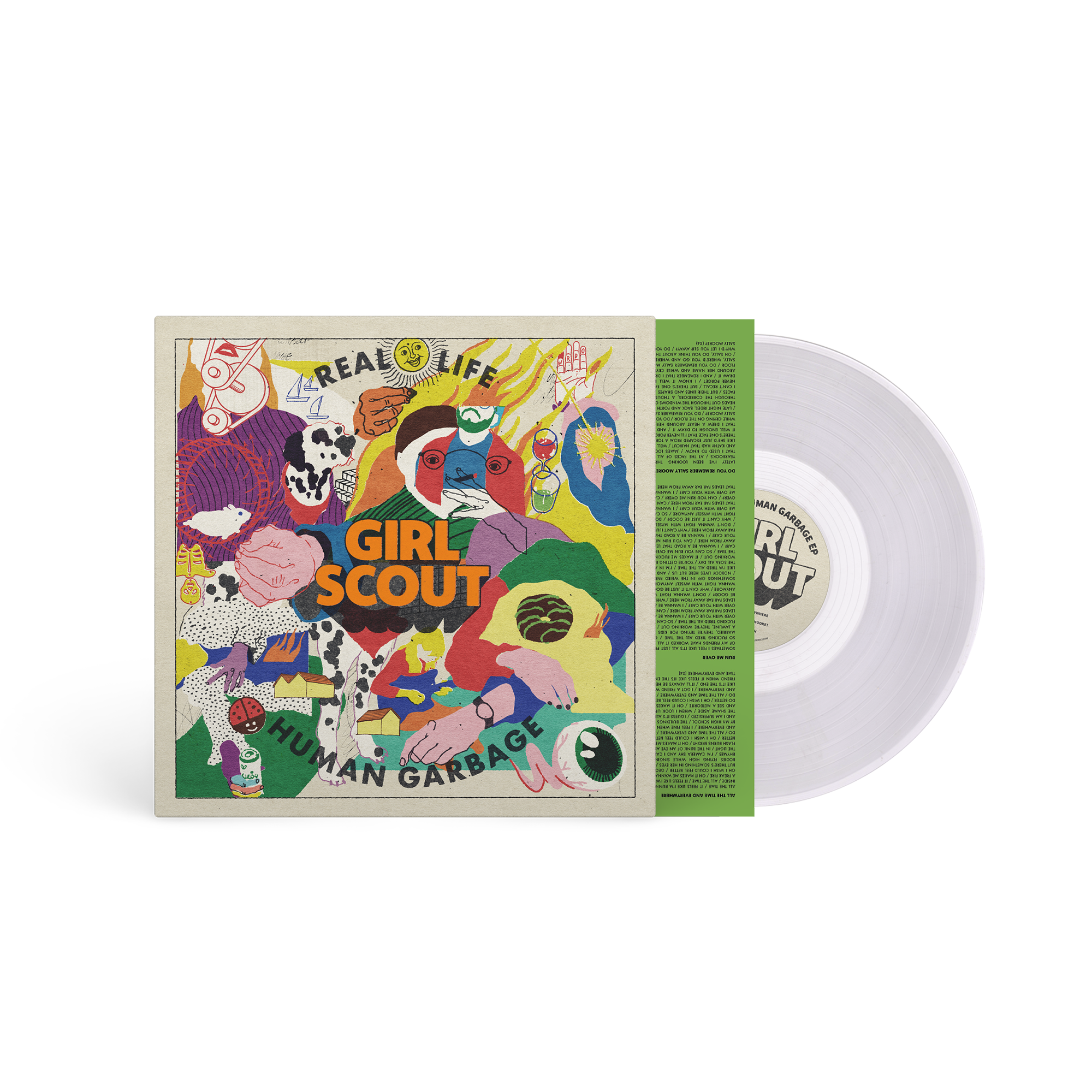 Real Life Human Garbage / Granny Music: Limited Clear Vinyl LP