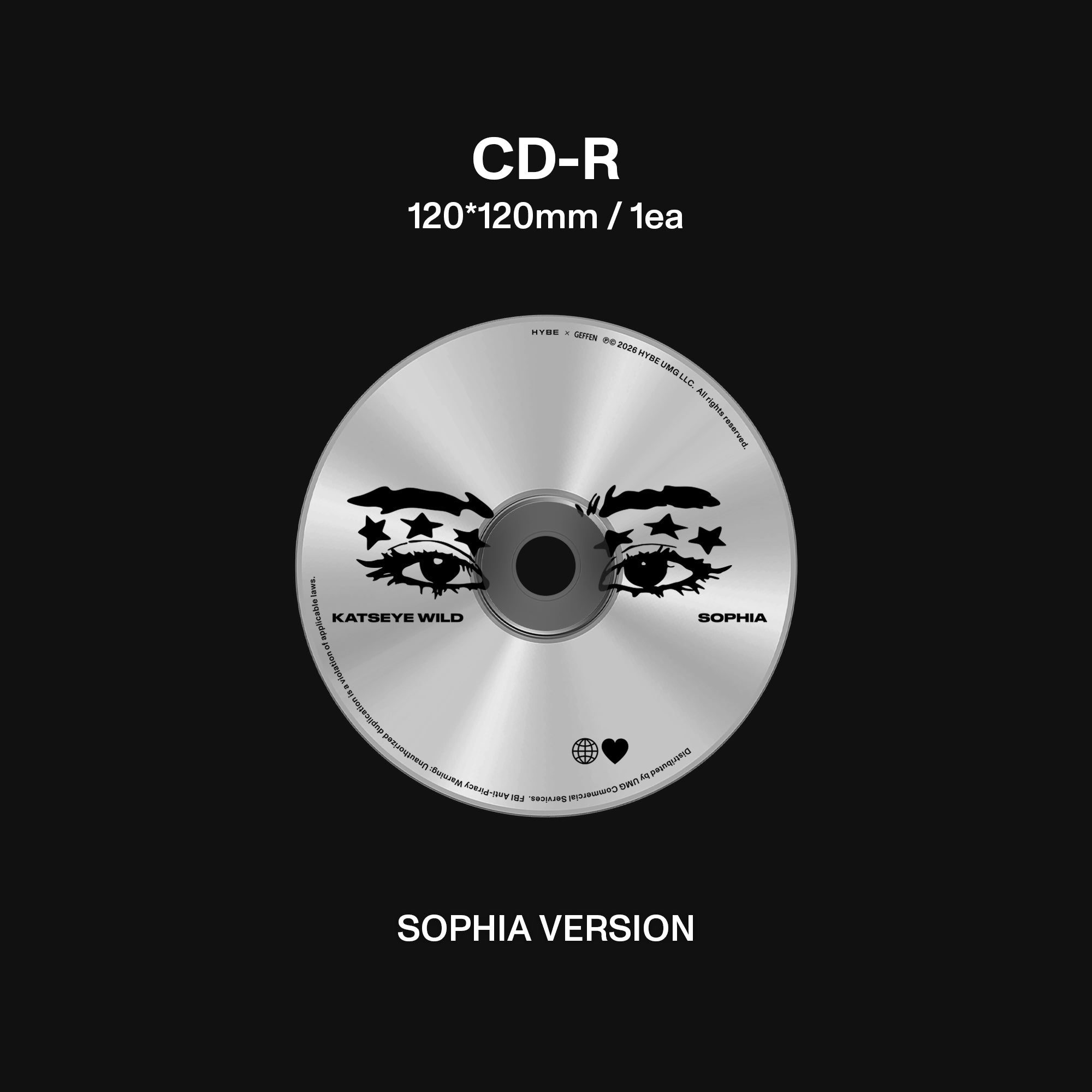WILD (Sophia ver.) CD