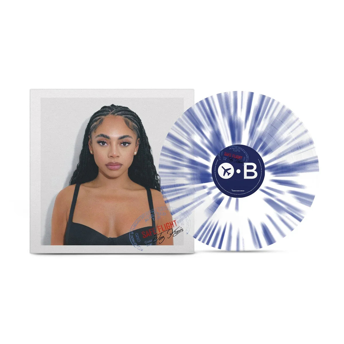 Safe Flight: White w/ Cobalt Blue Starburst Vinyl LP