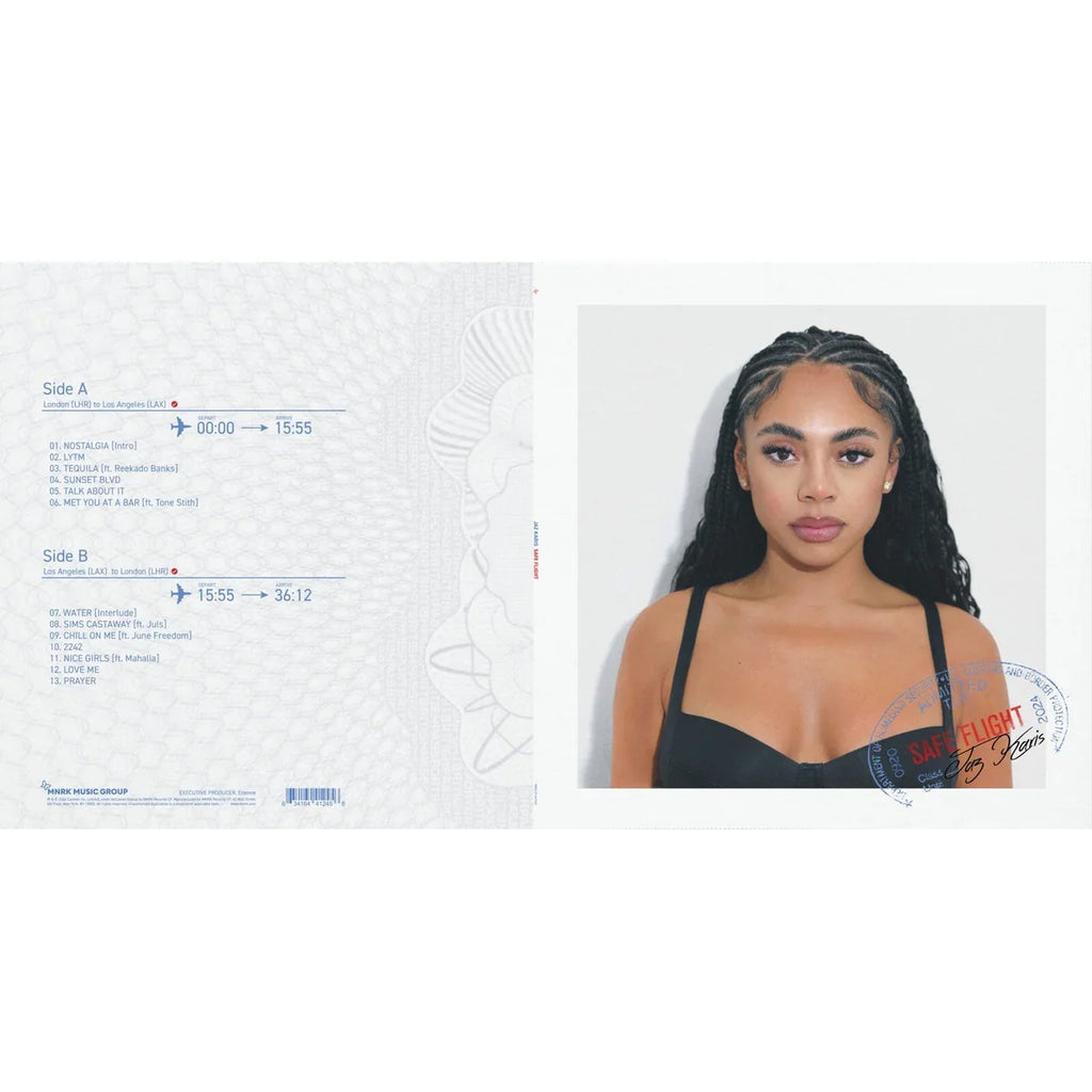 Safe Flight: White w/ Cobalt Blue Starburst Vinyl LP