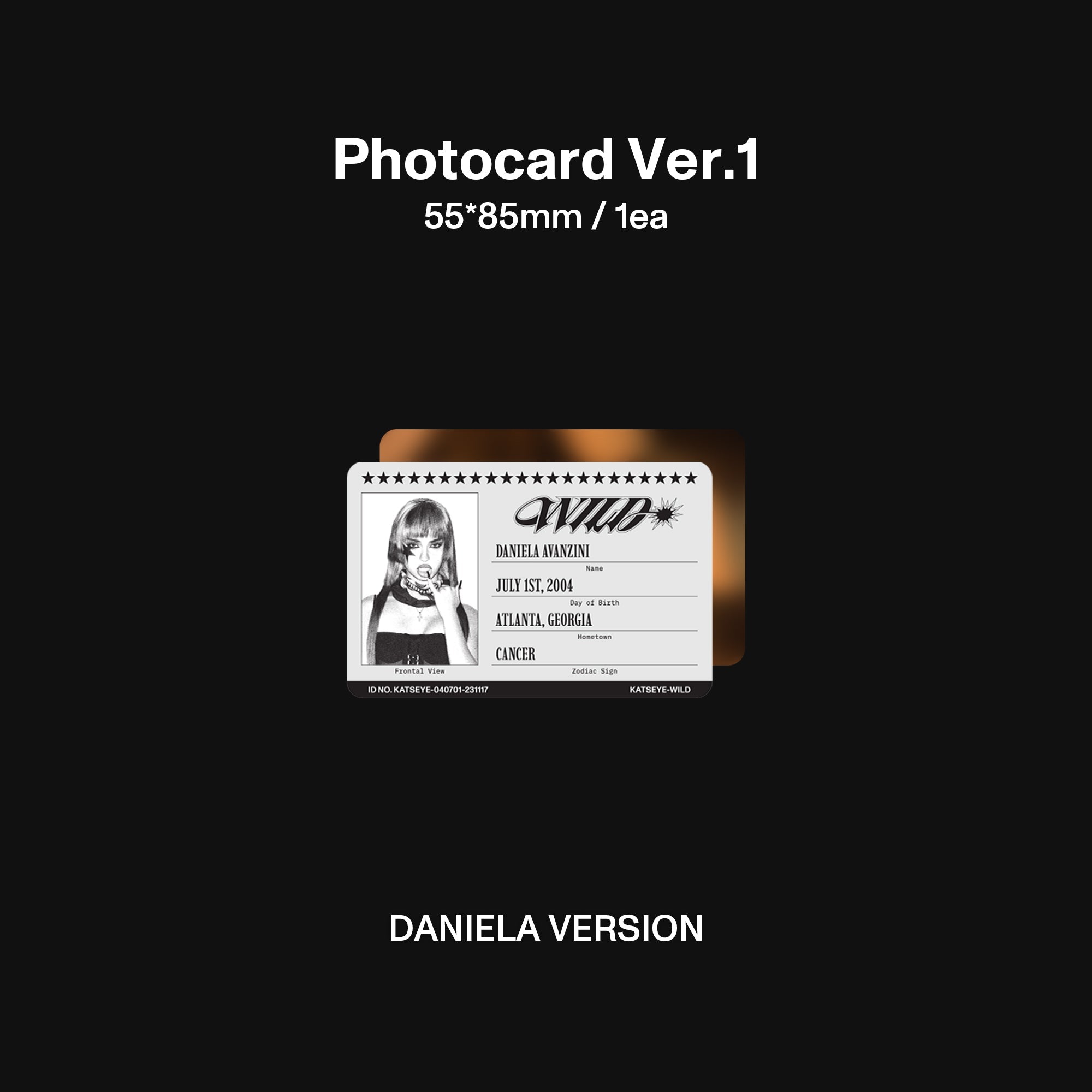 WILD (Daniela ver.) CD