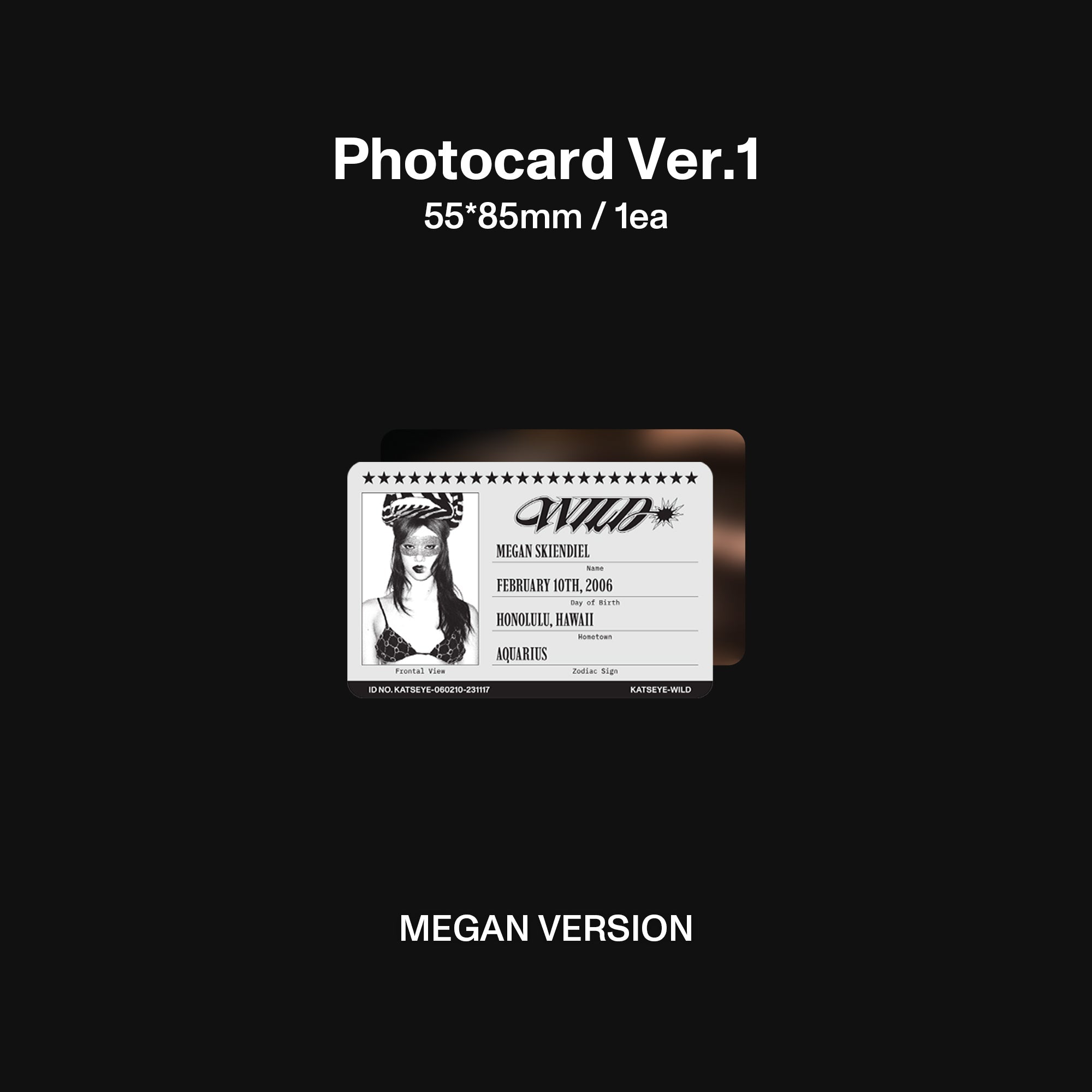 WILD (Megan ver.) CD