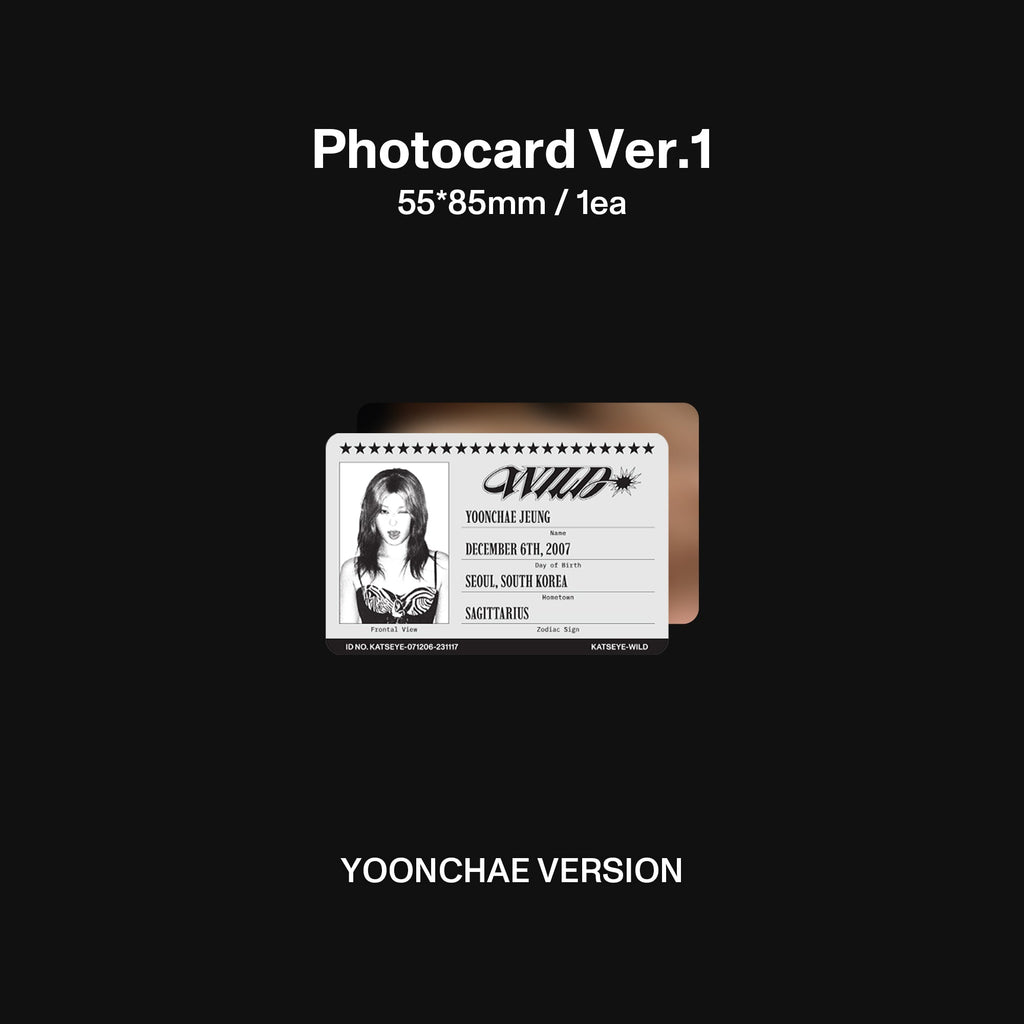 WILD (Yoonchae ver.) CD