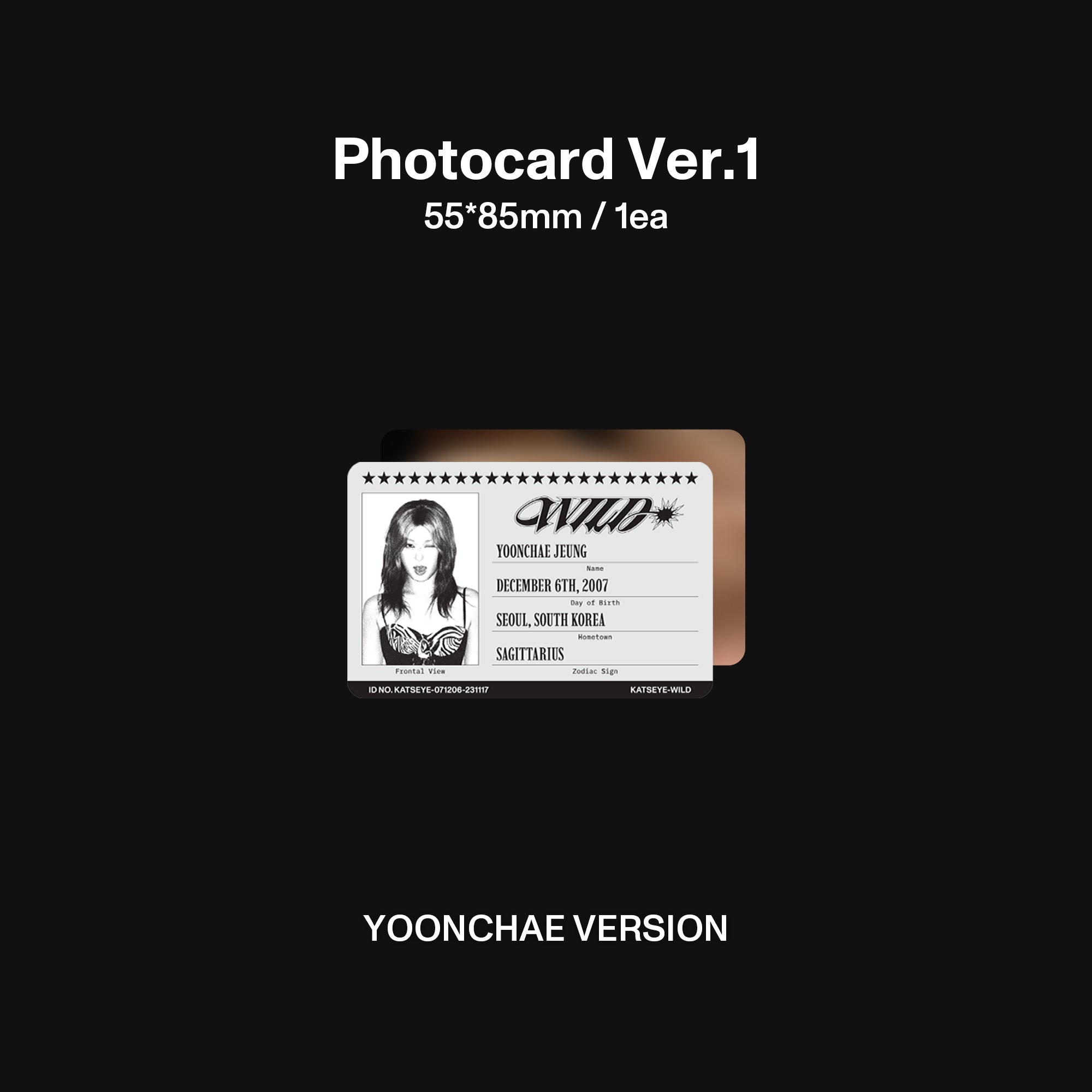 WILD (Yoonchae ver.) CD
