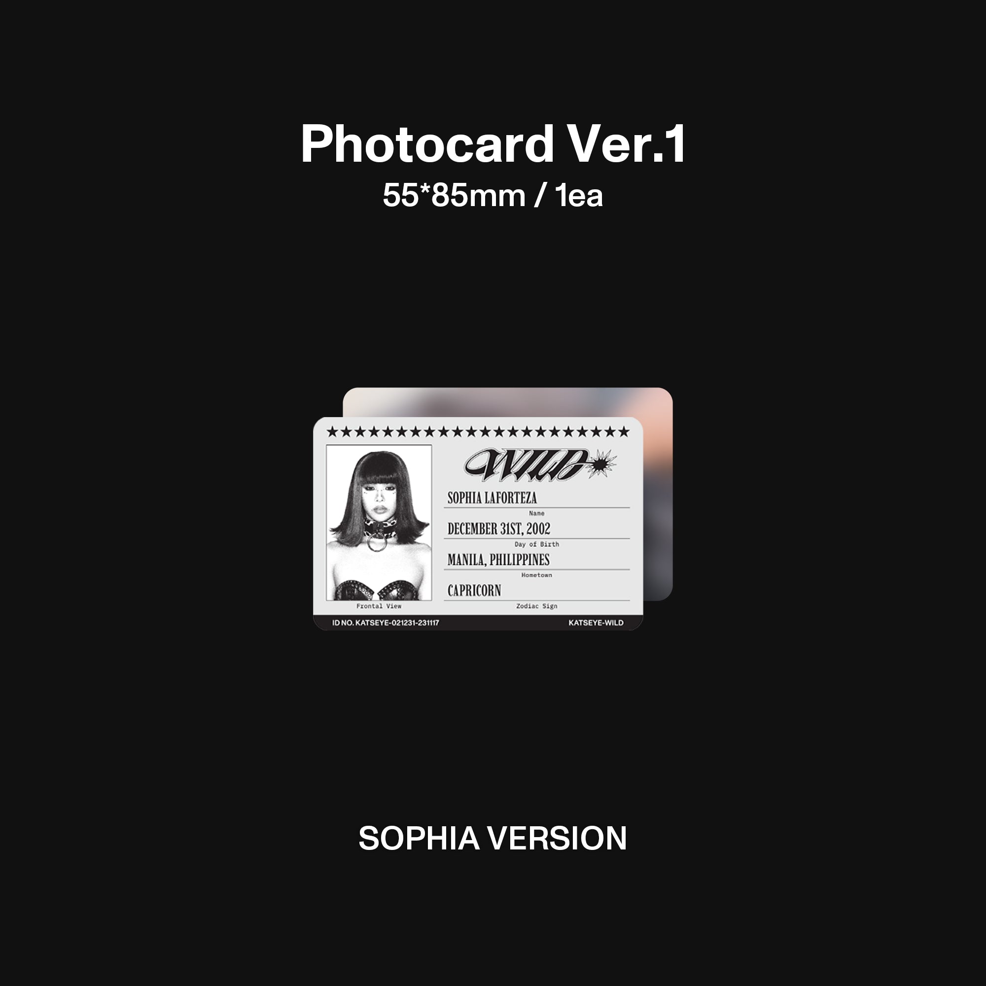 WILD (Sophia ver.) CD
