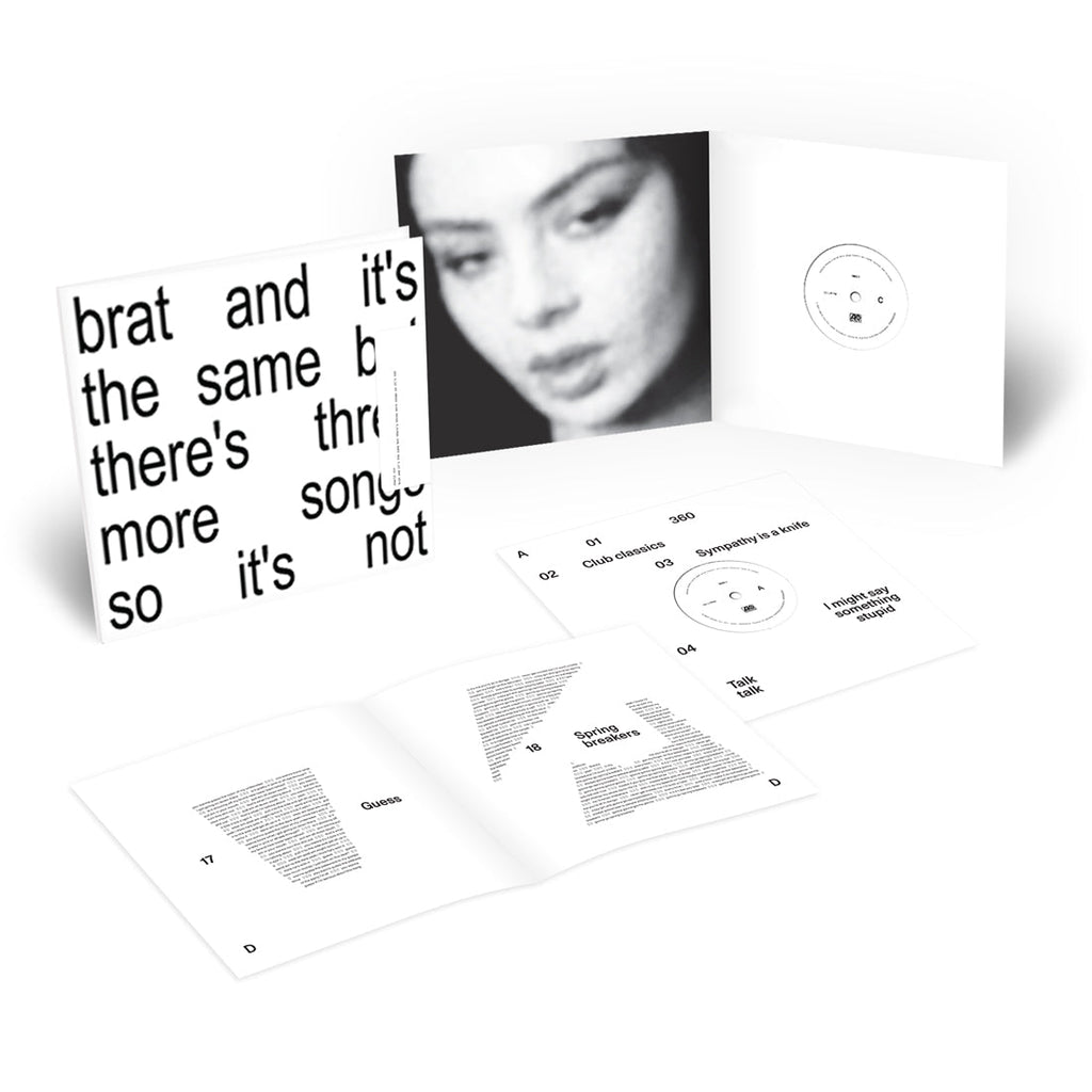 brat and it’s the same but there’s three more songs so it’s not: White Vinyl 2LP