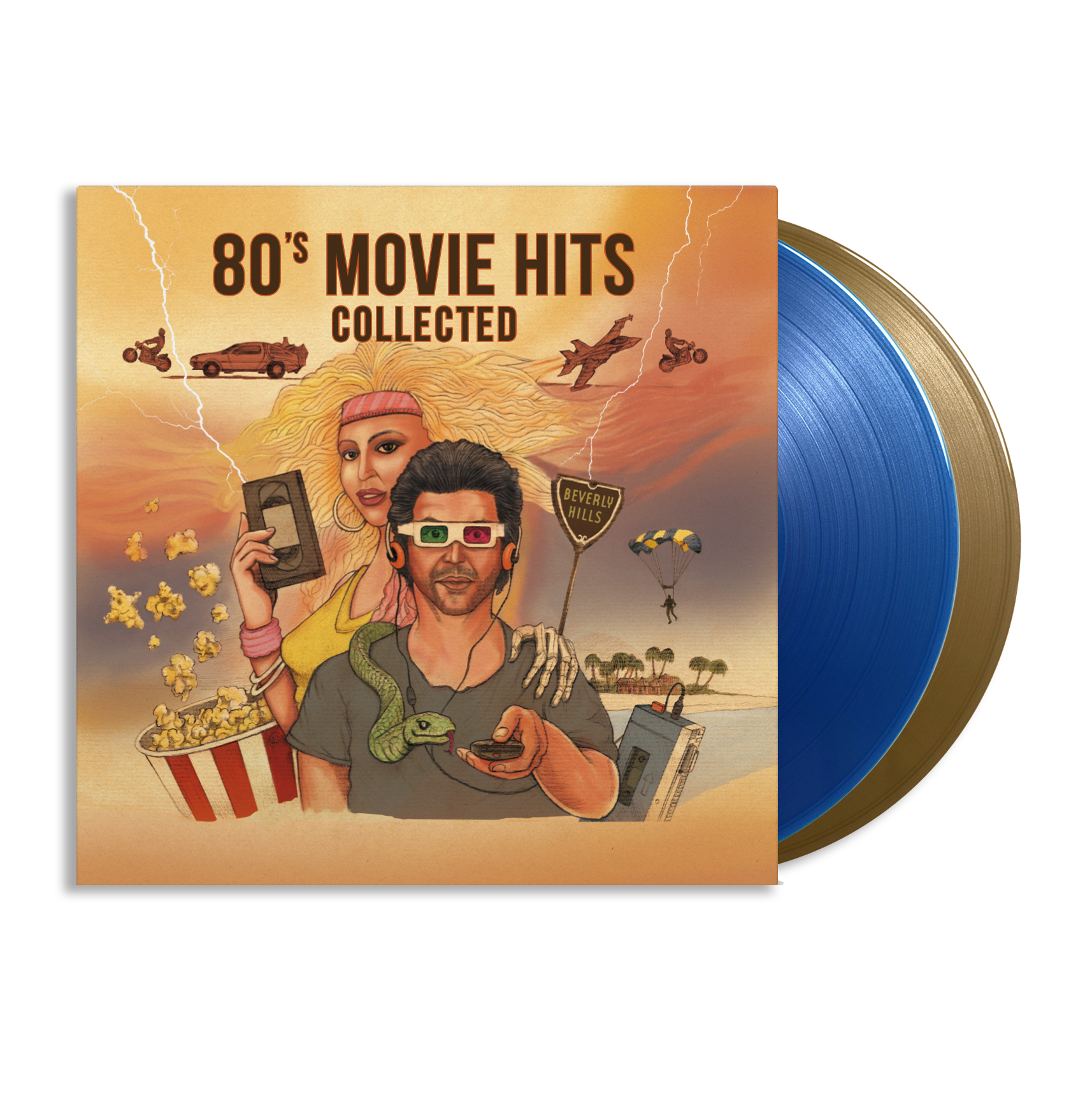 80's Movie Hits Collected: Limited Blue & Gold Vinyl 2LP