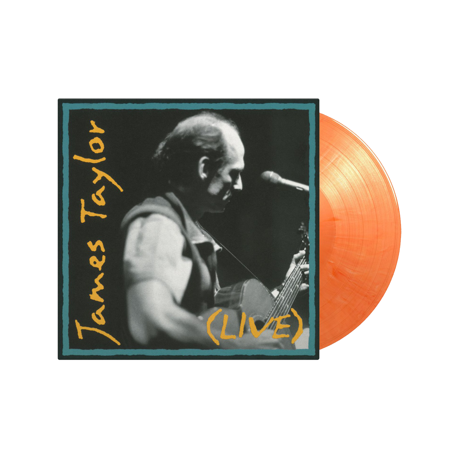 James Taylor Live: Limited Orange Marbled Vinyl 2LP