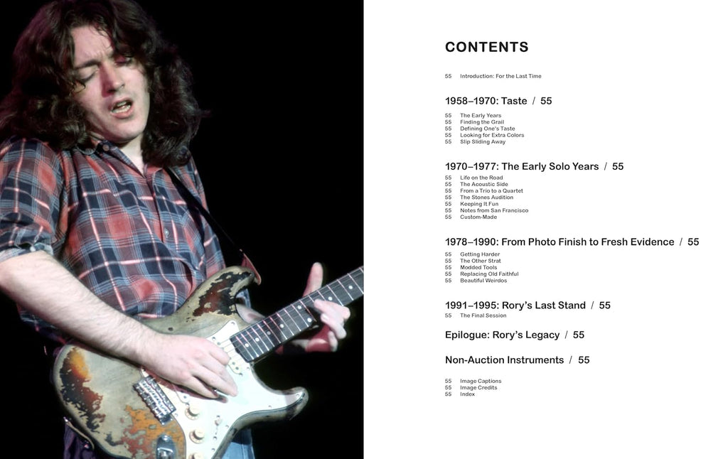 Gallagher's Guitars: The Rory Gallagher Collection Hardback Book