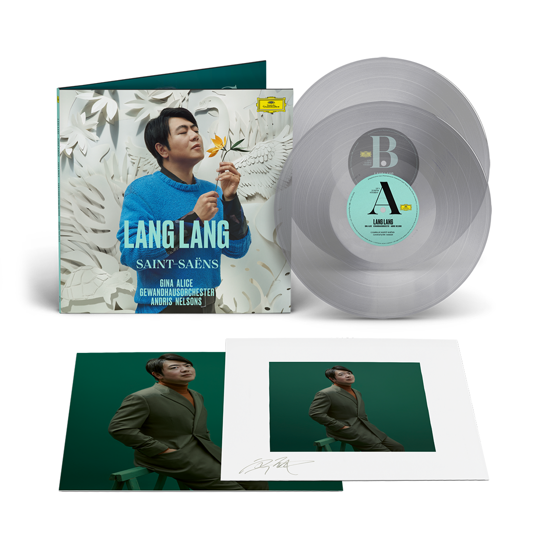 Saint-Saëns: Exclusive Clear Vinyl 2LP + Signed Art Print