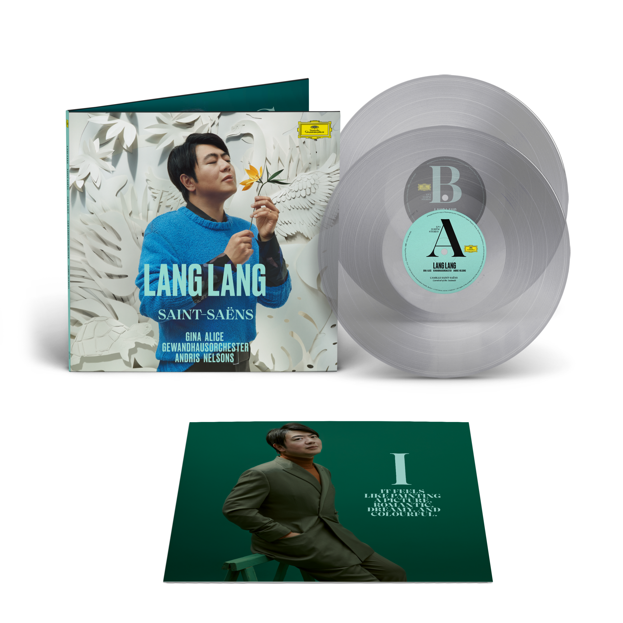 Saint-Saëns: Exclusive Clear Vinyl 2LP + Signed Art Print