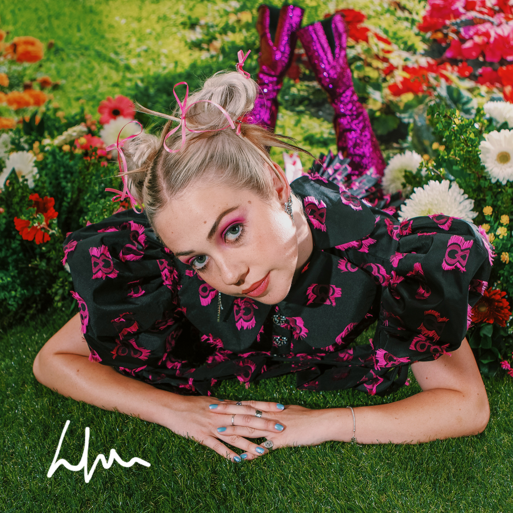girlfriend material: Sky Blue Vinyl LP, Clear Vinyl LP + Signed Print
