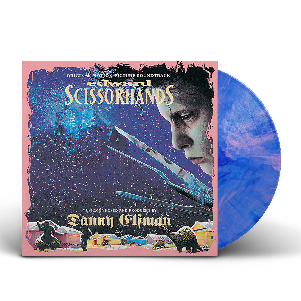 Edward Scissorhands: Exclusive Blue & Pink Candyland Swirl Vinyl LP