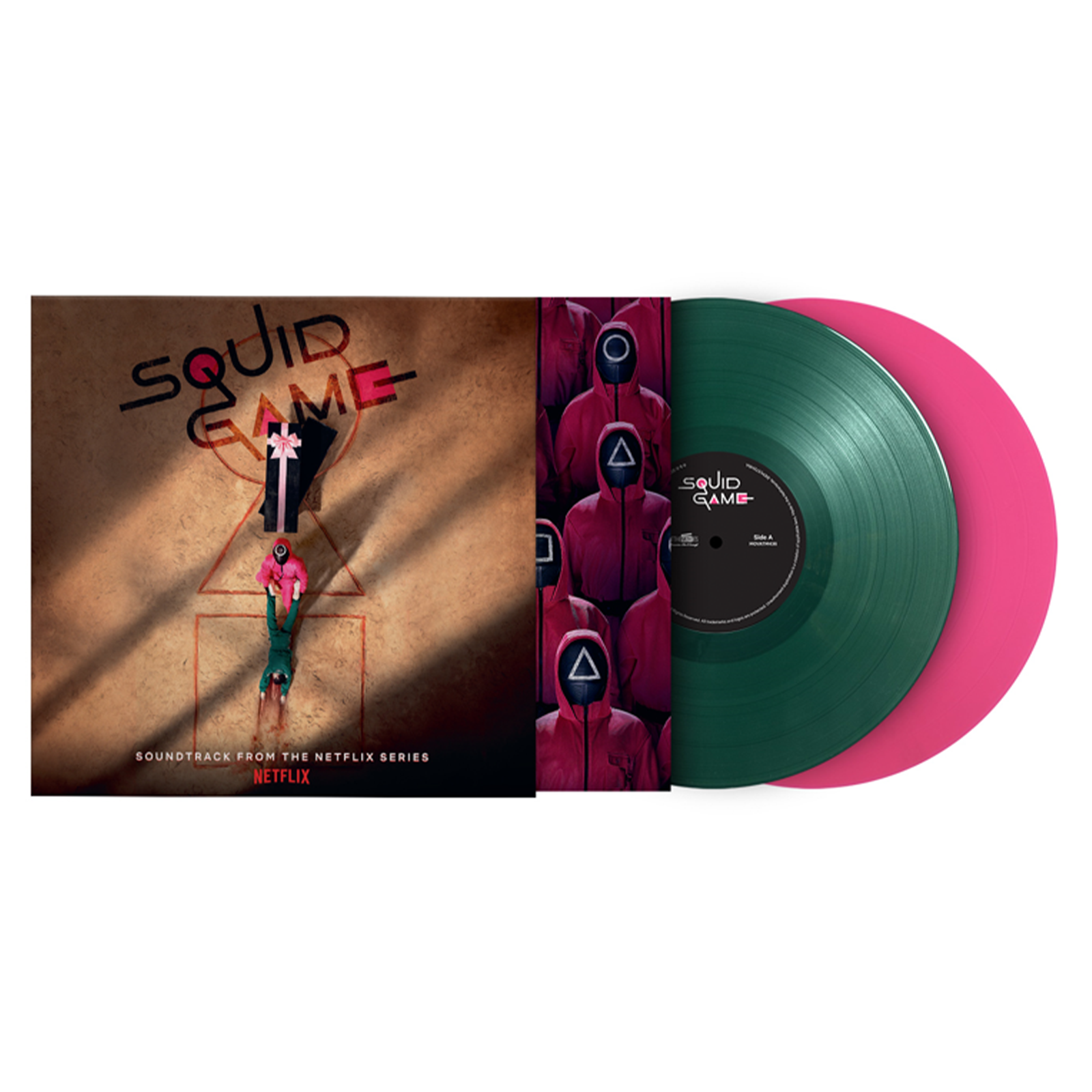 Squid Game (OST): Limited Edition Green & Pink Vinyl 2LP w/ POP-UP Sleeve
