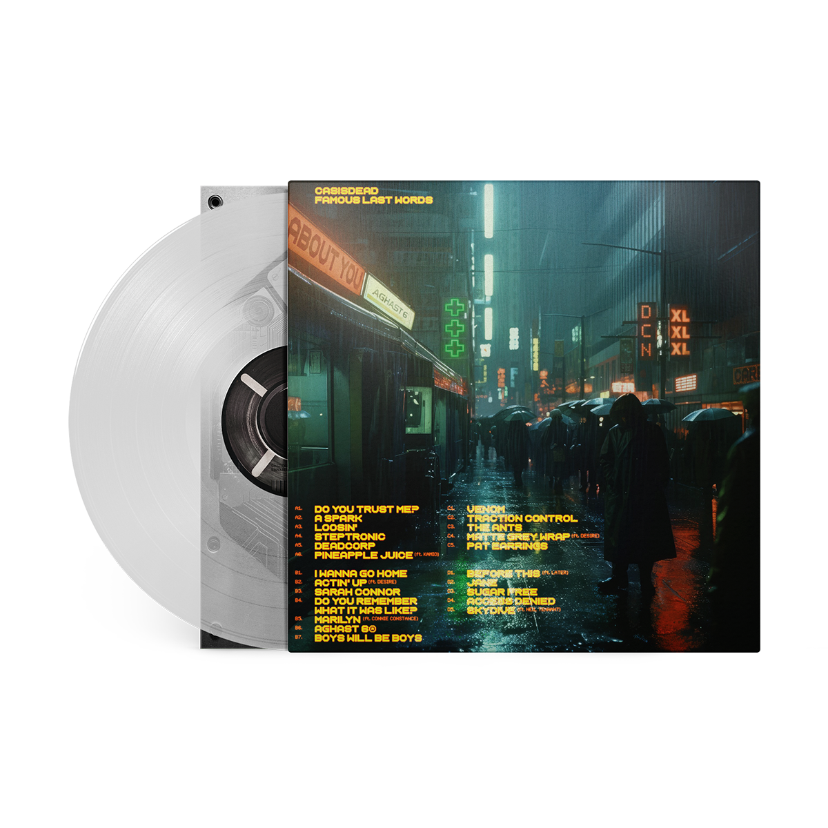 Famous Last Words: Clear Vinyl 2LP