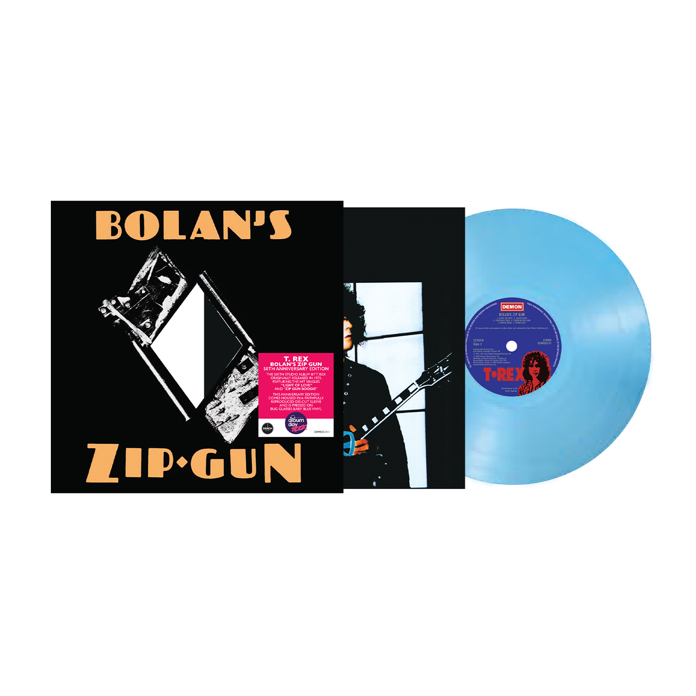 Bolan’s Zip Gun: Bug Glasses Baby Blue Vinyl LP [NAD 2025]