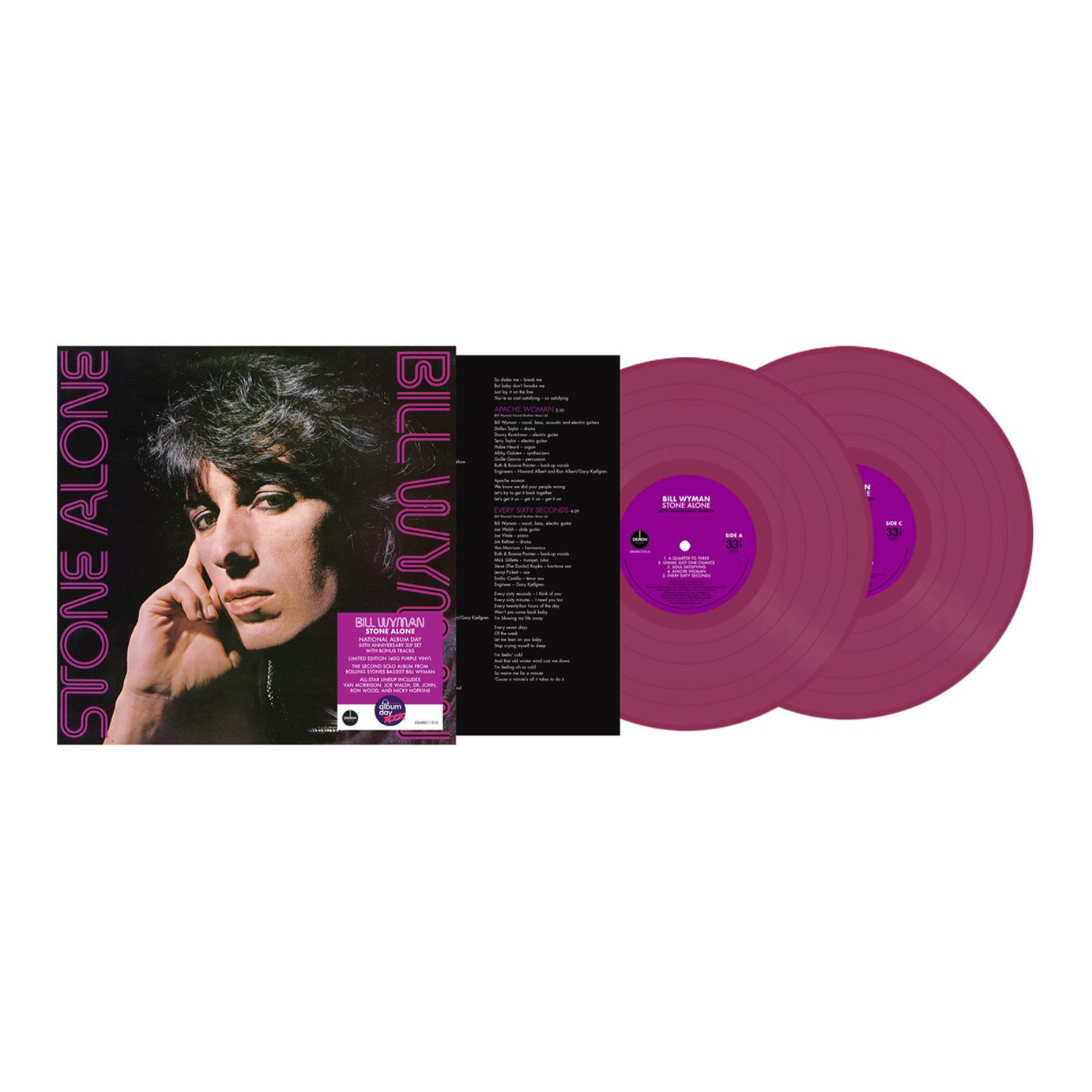 Stone Alone – 50th Anniversary Edition: Purple Vinyl 2LP [NAD 2025]