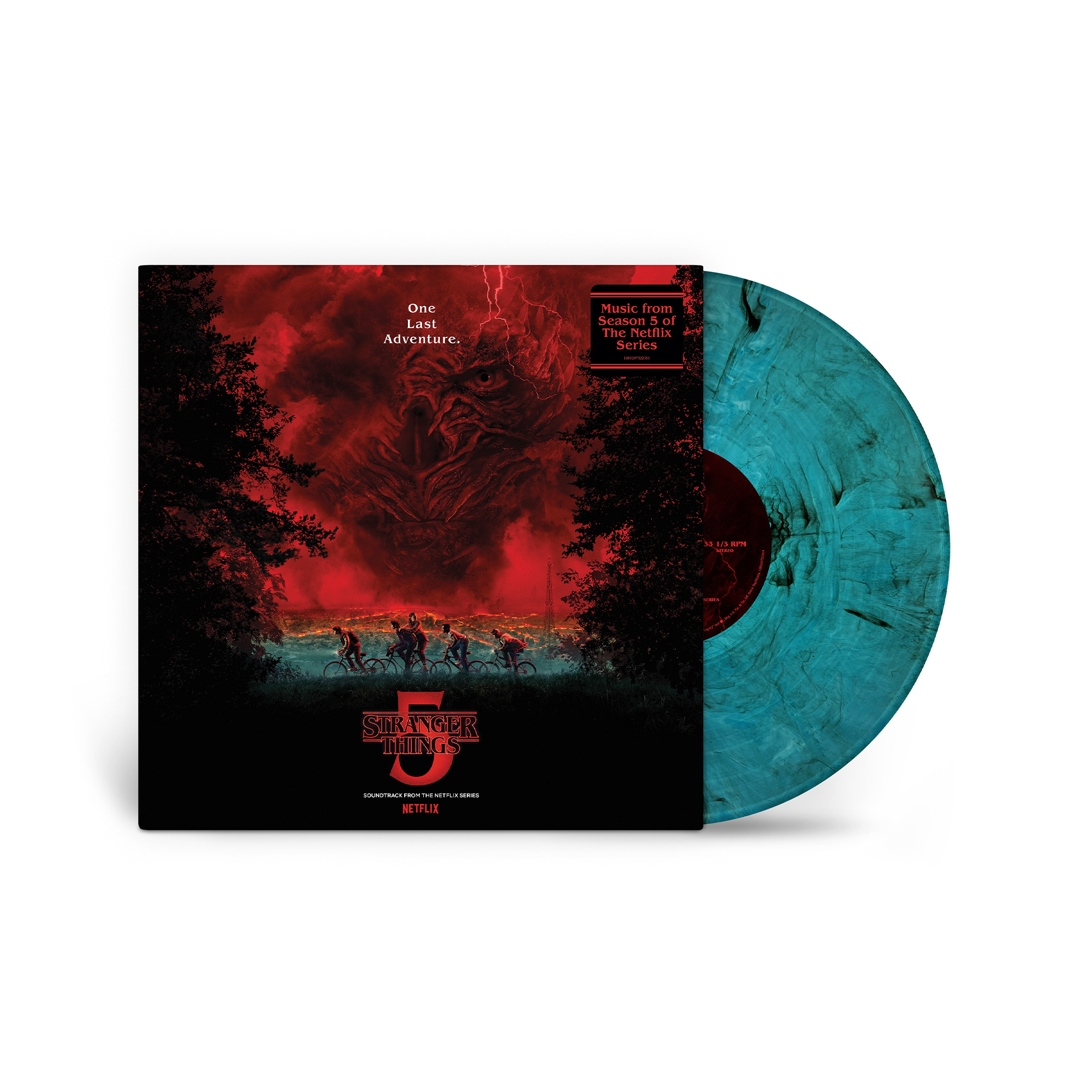 Stranger Things Season 5 Soundtrack: Sea Blue Smoke Vinyl LP