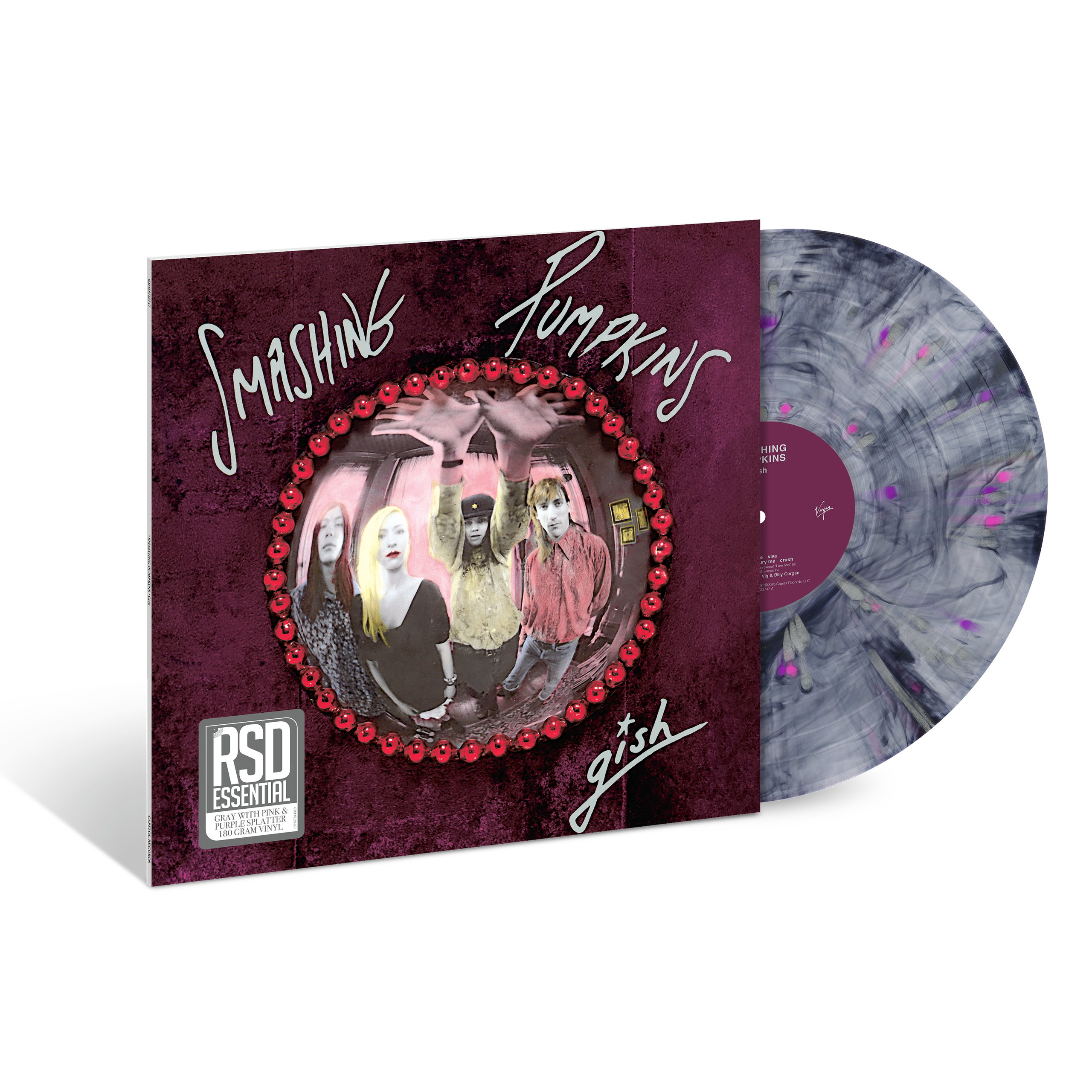 Gish: Grey, Pink & Purple Splatter Vinyl LP