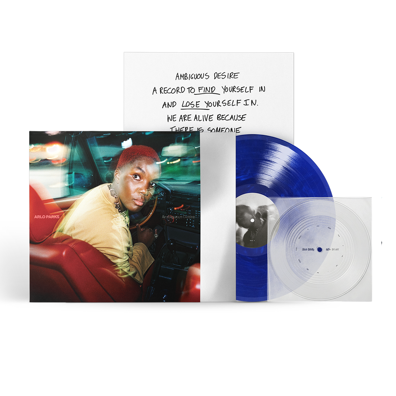 Ambiguous Desire: Marble Blue Vinyl LP & Exclusive Clear 7" Flexi Disc