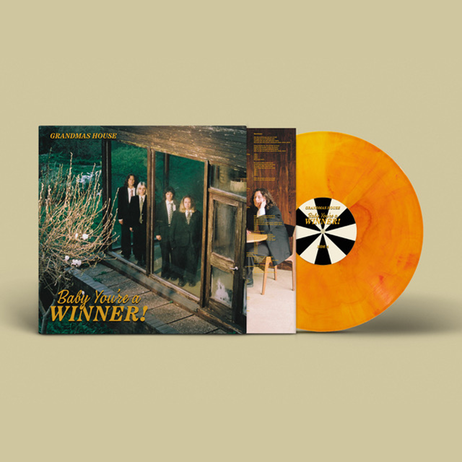 Baby You're A Winner: Yellow Red Marble Vinyl LP