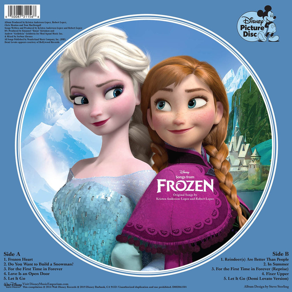 Songs From Frozen: Limited Edition Picture Disc Vinyl LP