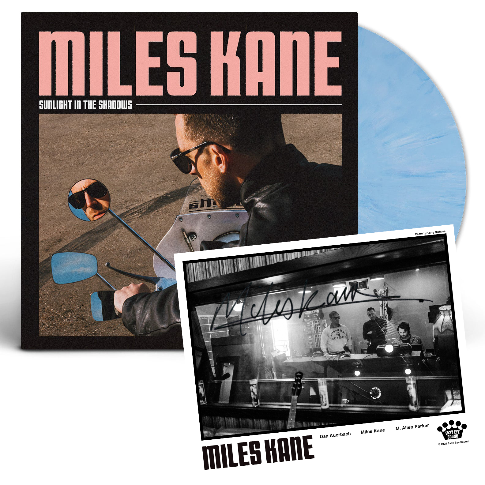 Sunlight In The Shadows: Sky Blue Vinyl LP & Exclusive Signed Print