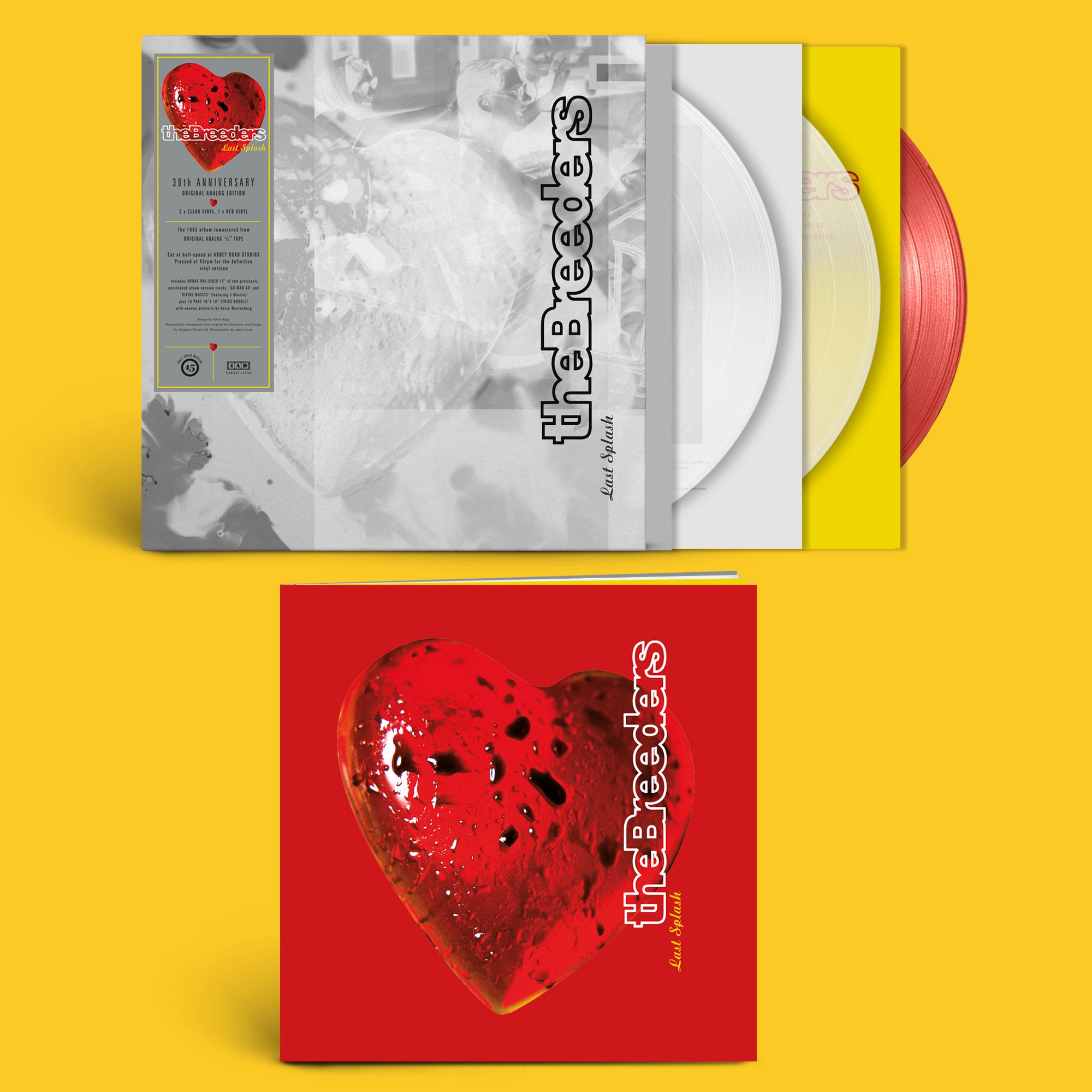 Last Splash (30th Anniversary Edition): Limited Clear Vinyl 2LP + Red Vinyl 12" Single