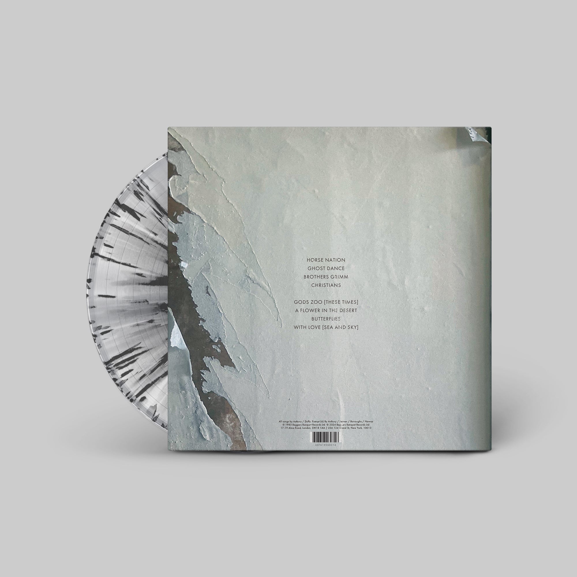 Paradise Now: Crystal Clear w/ Black & White Splatter Vinyl LP