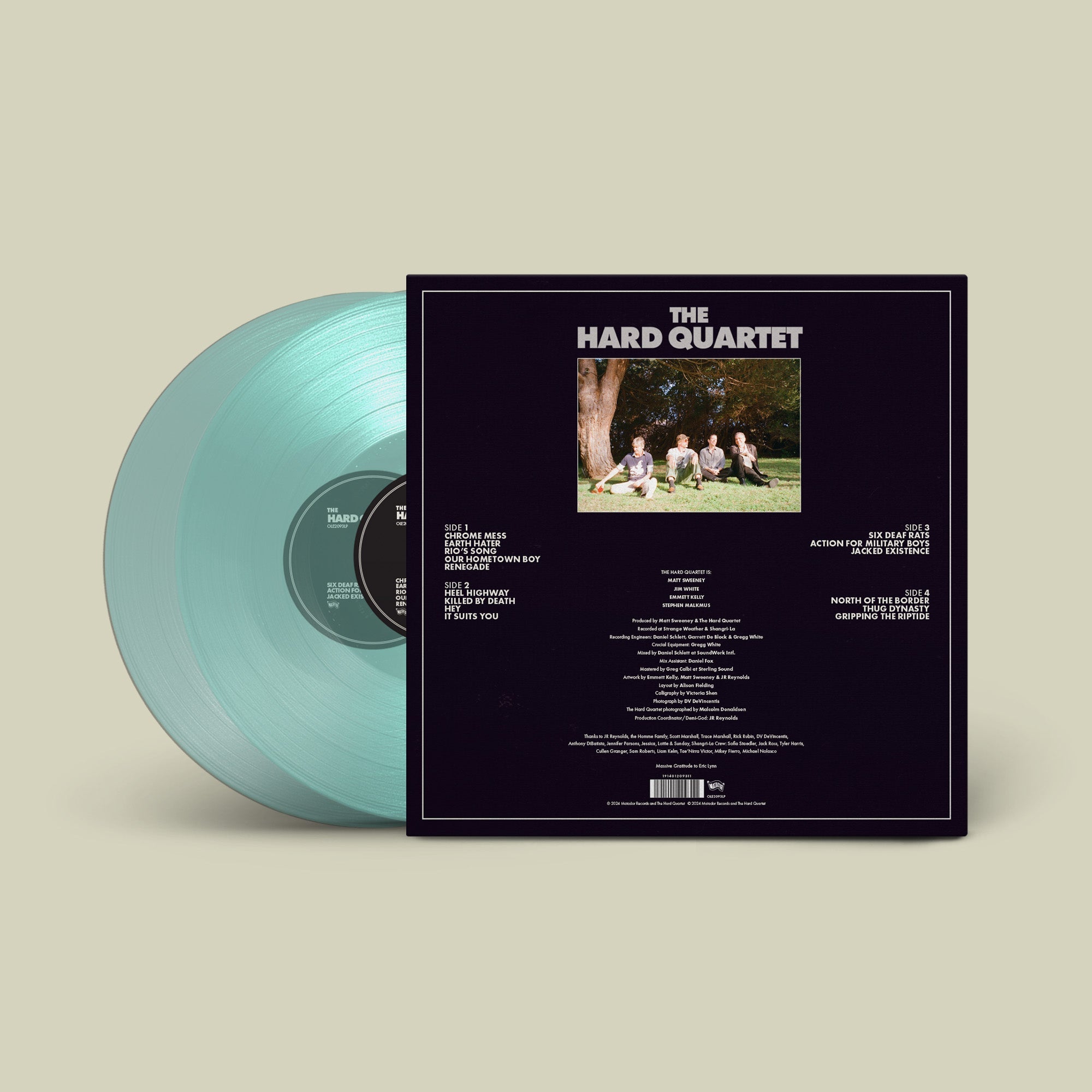 The Hard Quartet: Limited Coke Bottle Clear Vinyl 2LP