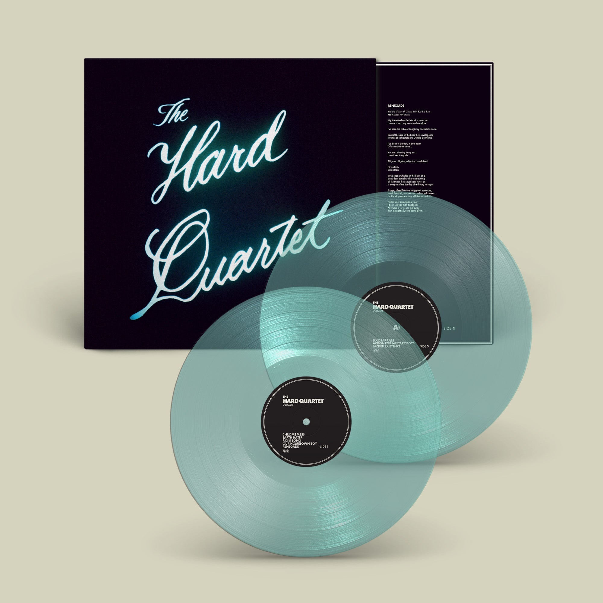 The Hard Quartet: Limited Coke Bottle Clear Vinyl 2LP