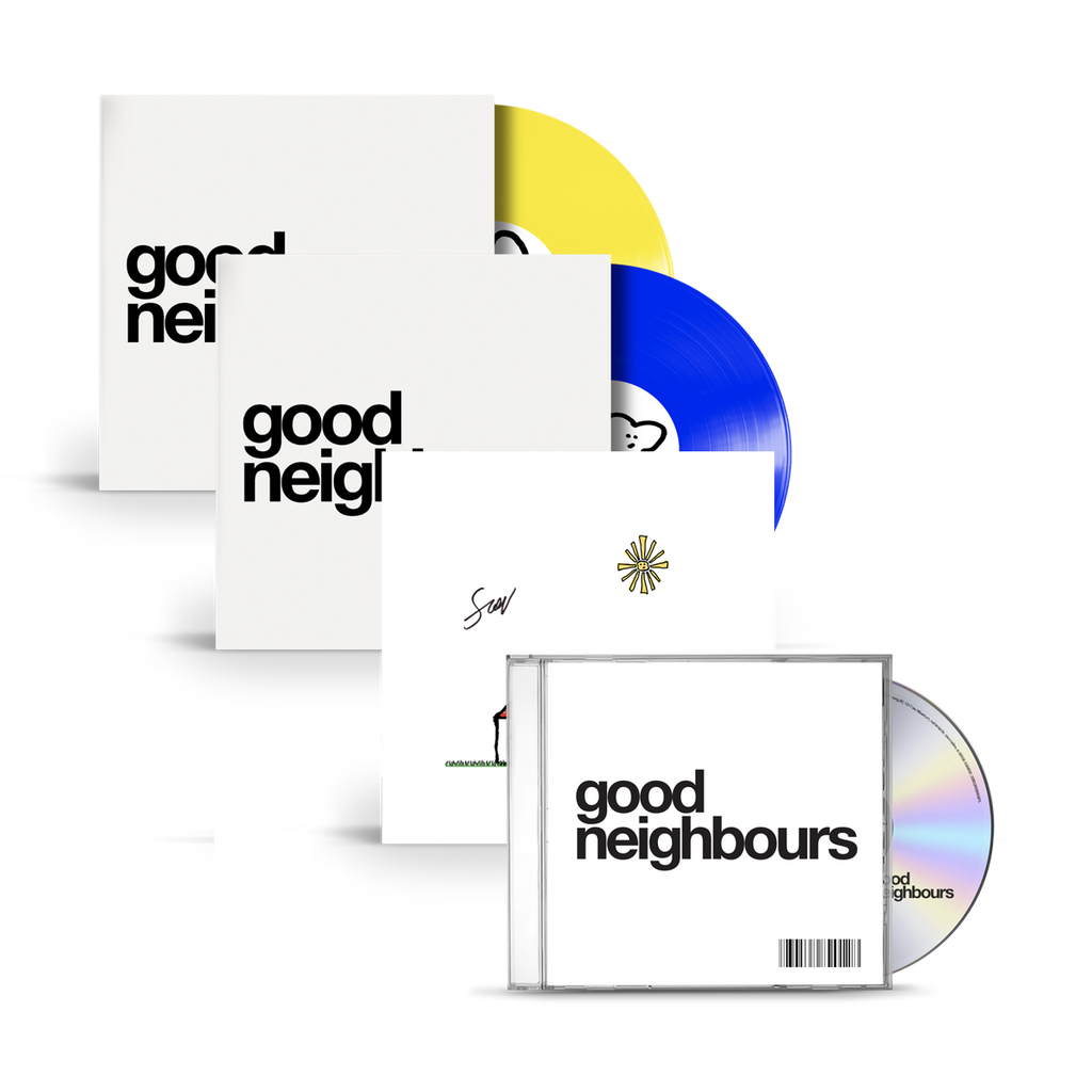 Good Neighbours: Limited Yellow Vinyl EP, Blue Vinyl EP, CD + Signed Art Card