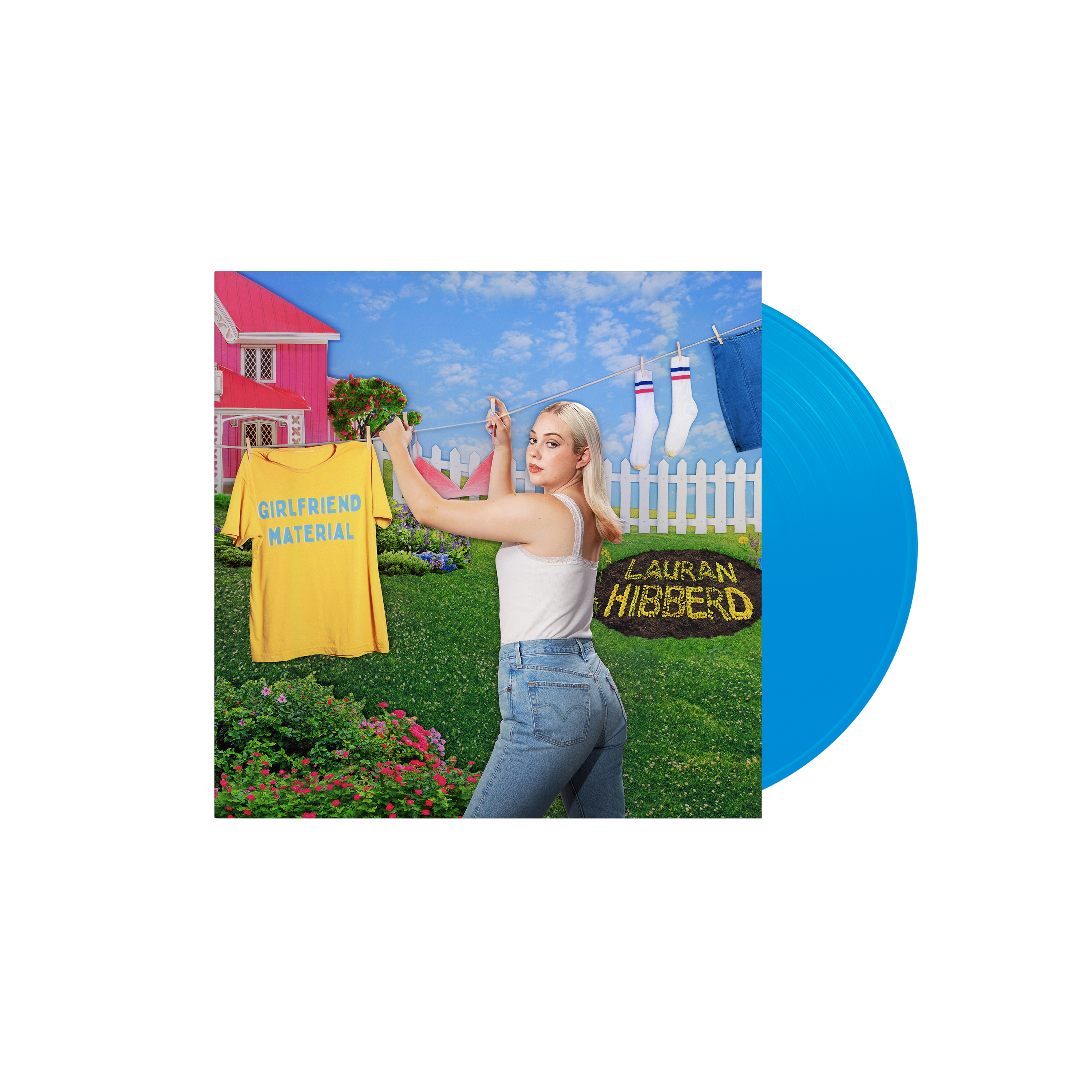 girlfriend material: Sky Blue Vinyl LP