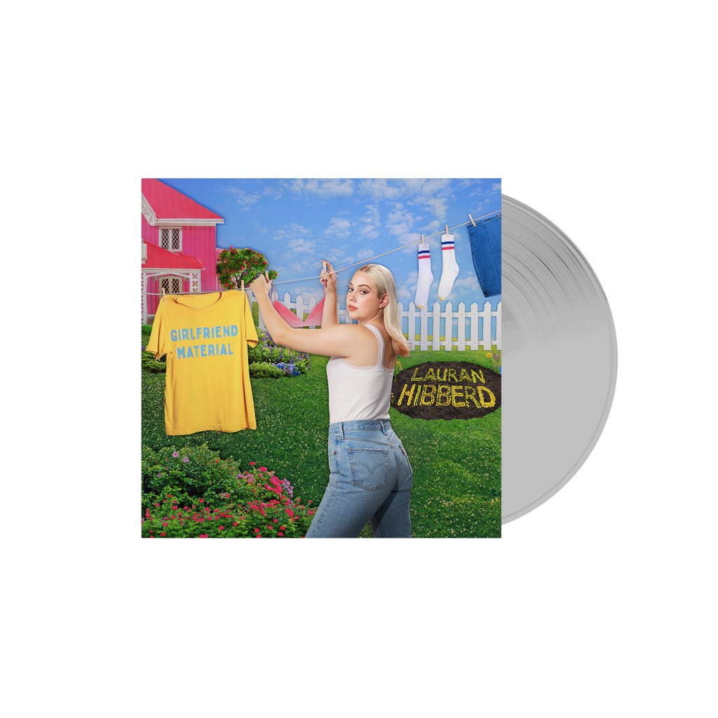 girlfriend material: Clear Vinyl LP, CD + Signed Print