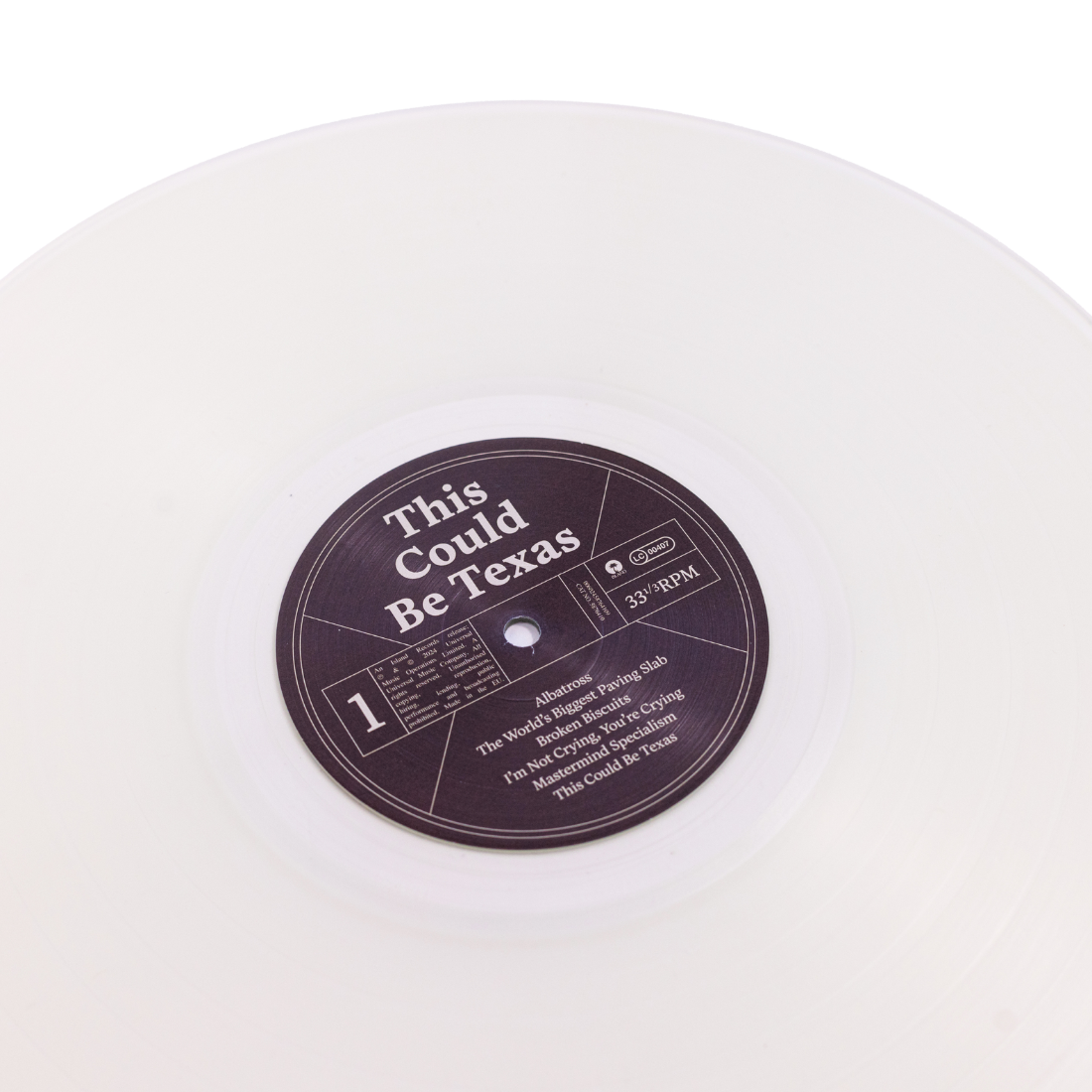 This Could Be Texas: Limited Milky White LP