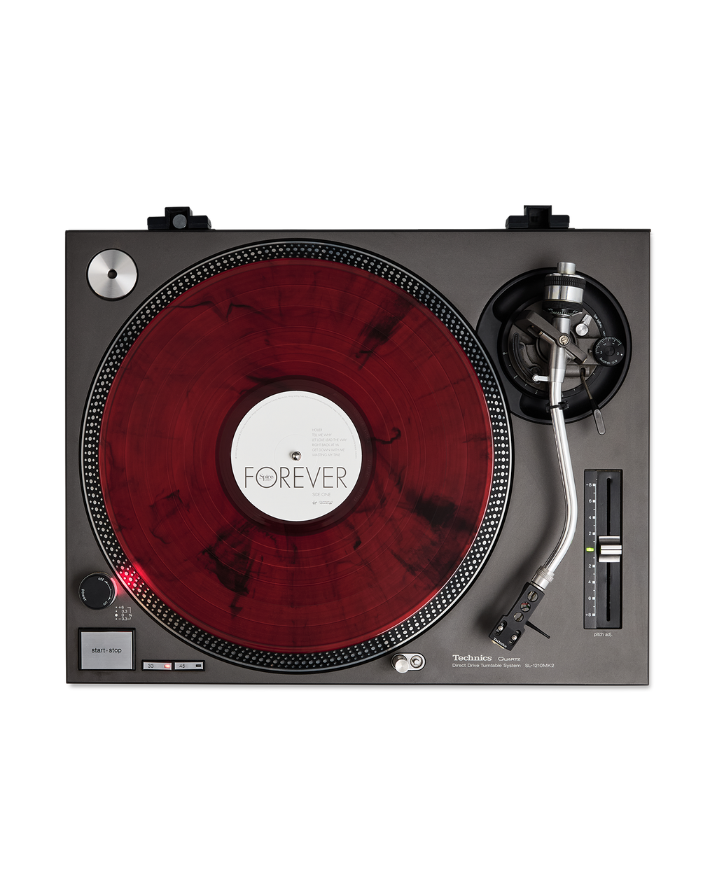 Forever25 Red & Black Marble Vinyl LP