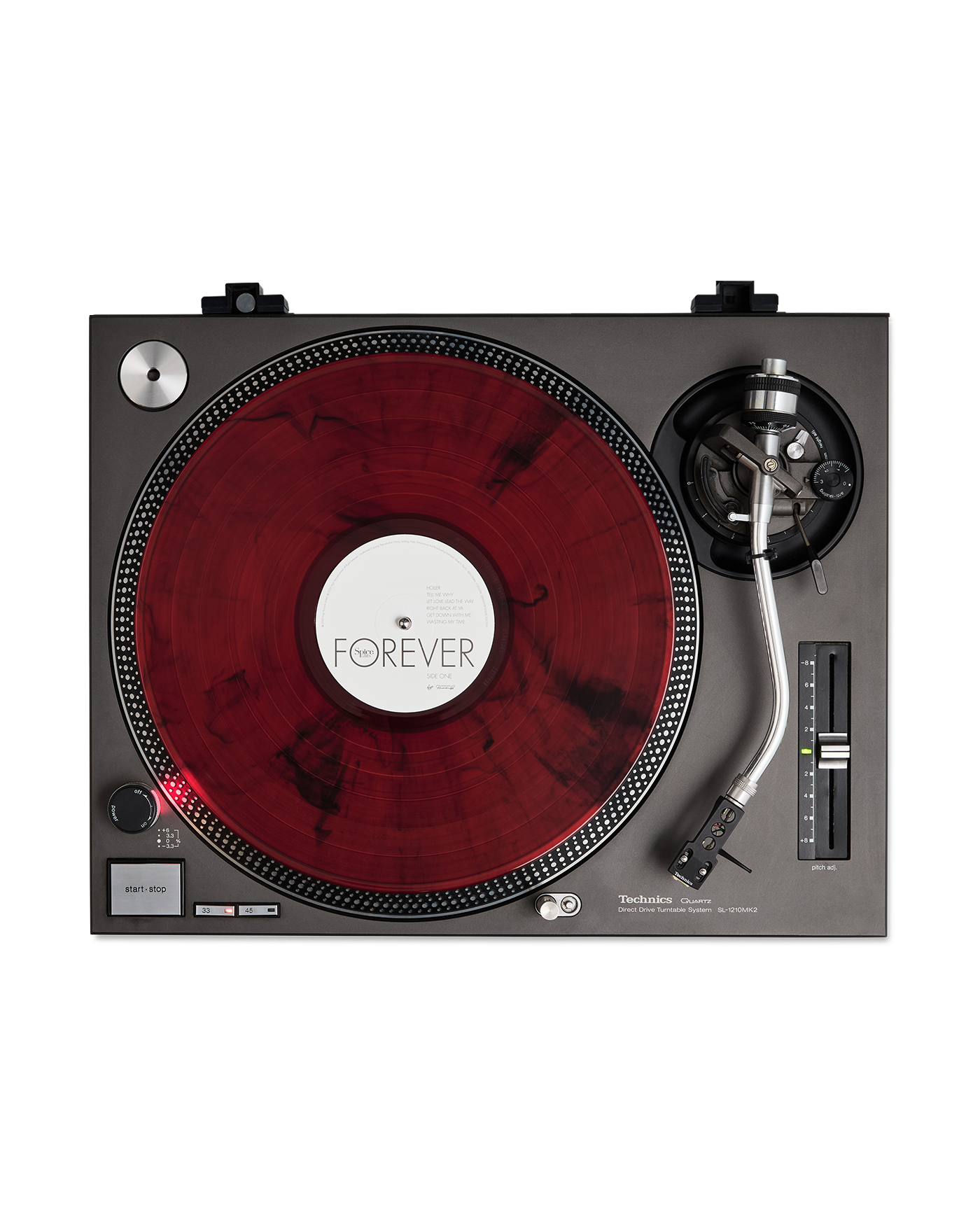 Forever25 Red & Black Marble Vinyl LP