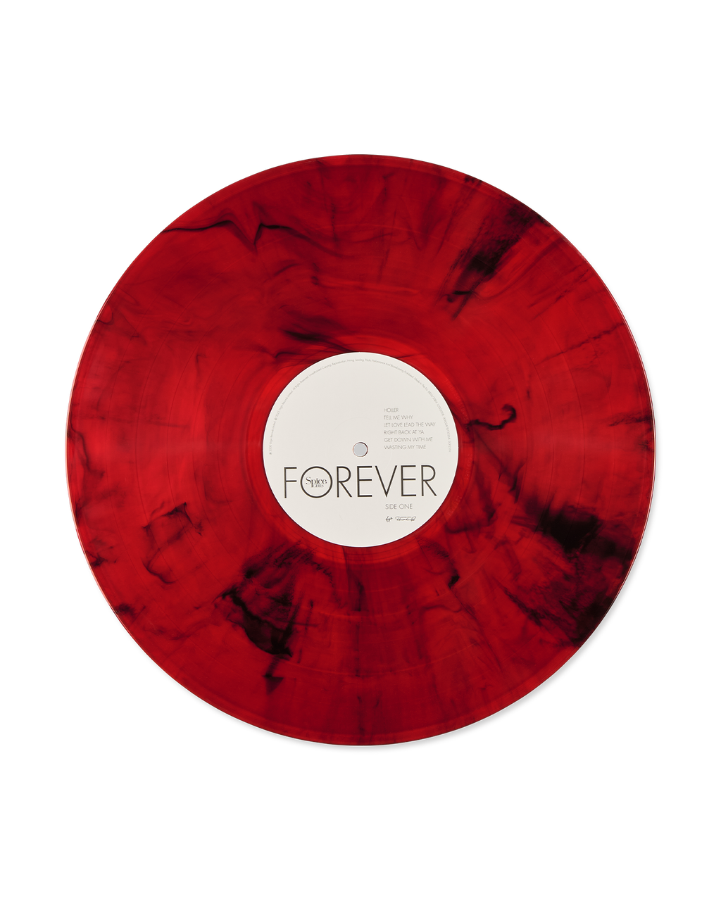 Forever25 Red & Black Marble Vinyl LP