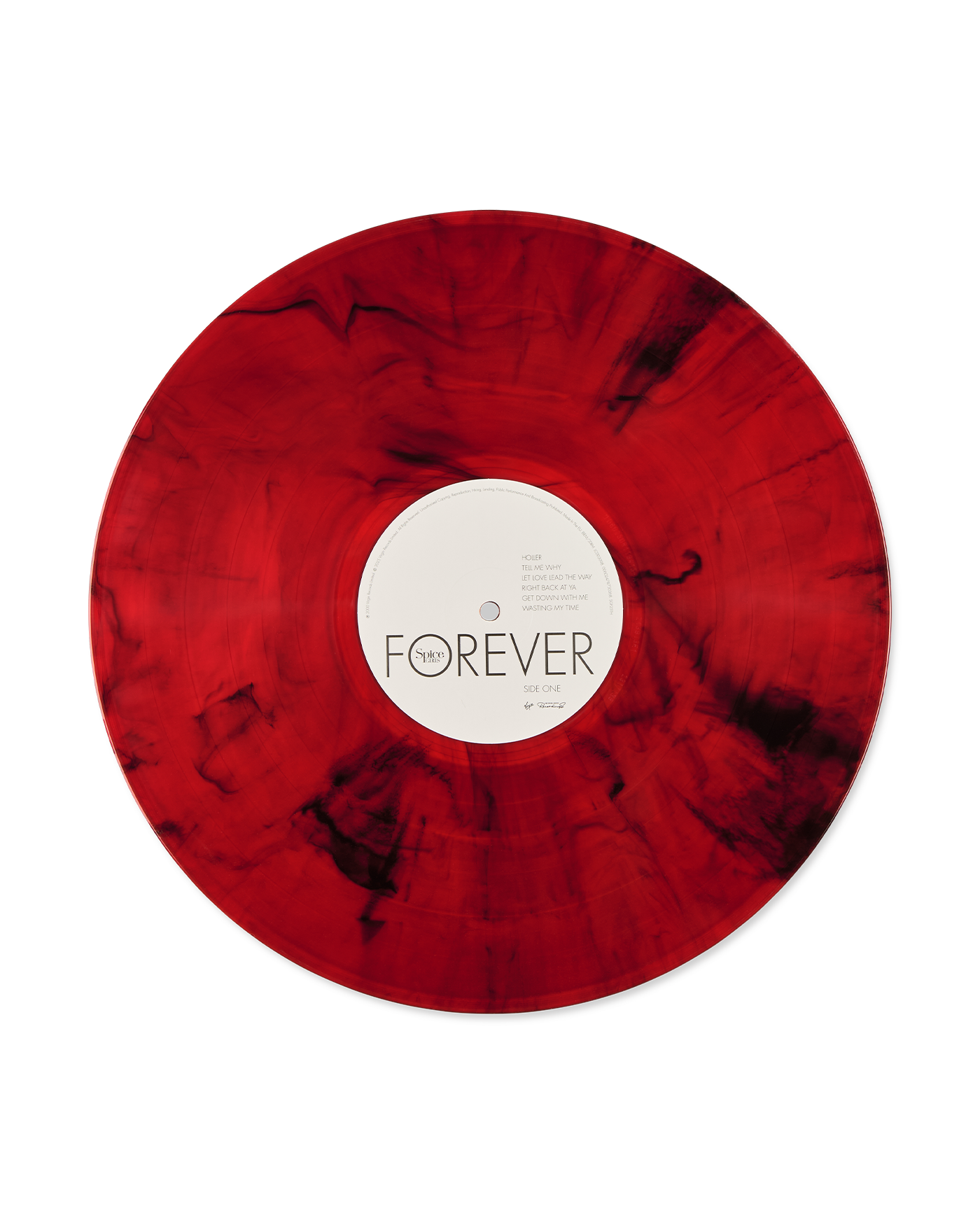Forever25 Red & Black Marble Vinyl LP