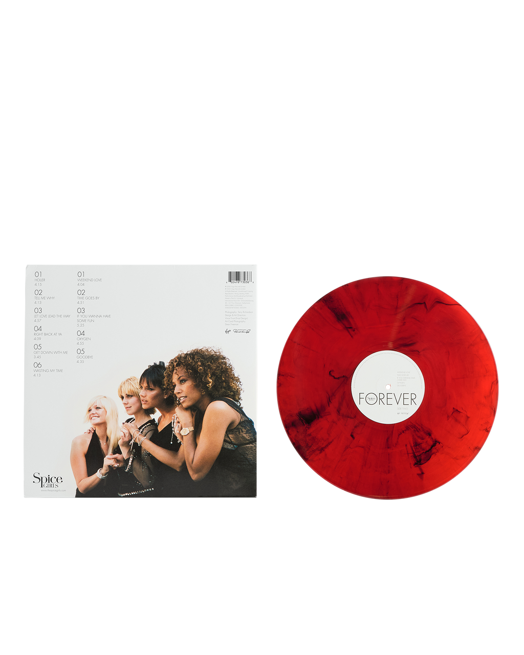 Forever25 Red & Black Marble Vinyl LP