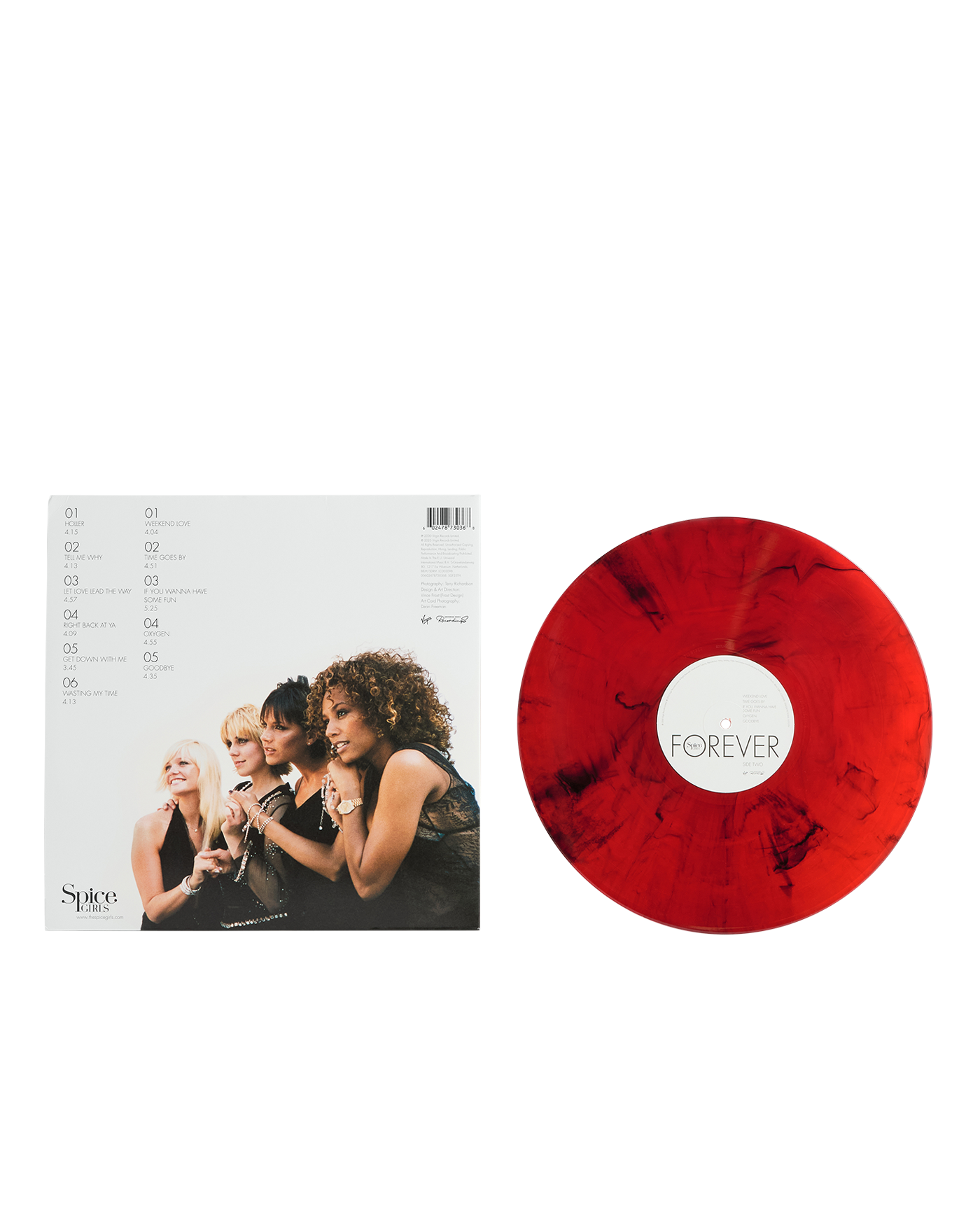 Forever25 Red & Black Marble Vinyl LP