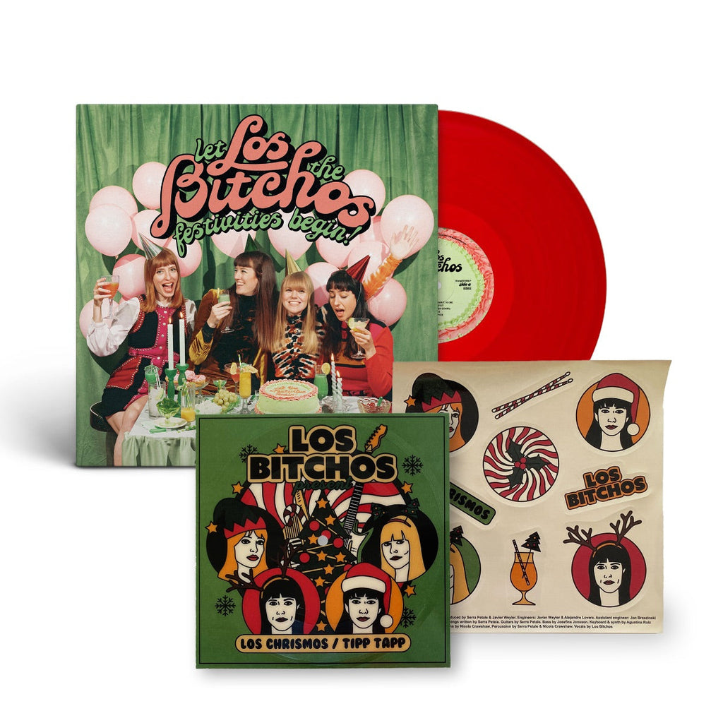 Let The Festivities Begin (Los Chrismos Edition): Red Vinyl LP w/ Bonus Flexi 7" + Sticker Pack