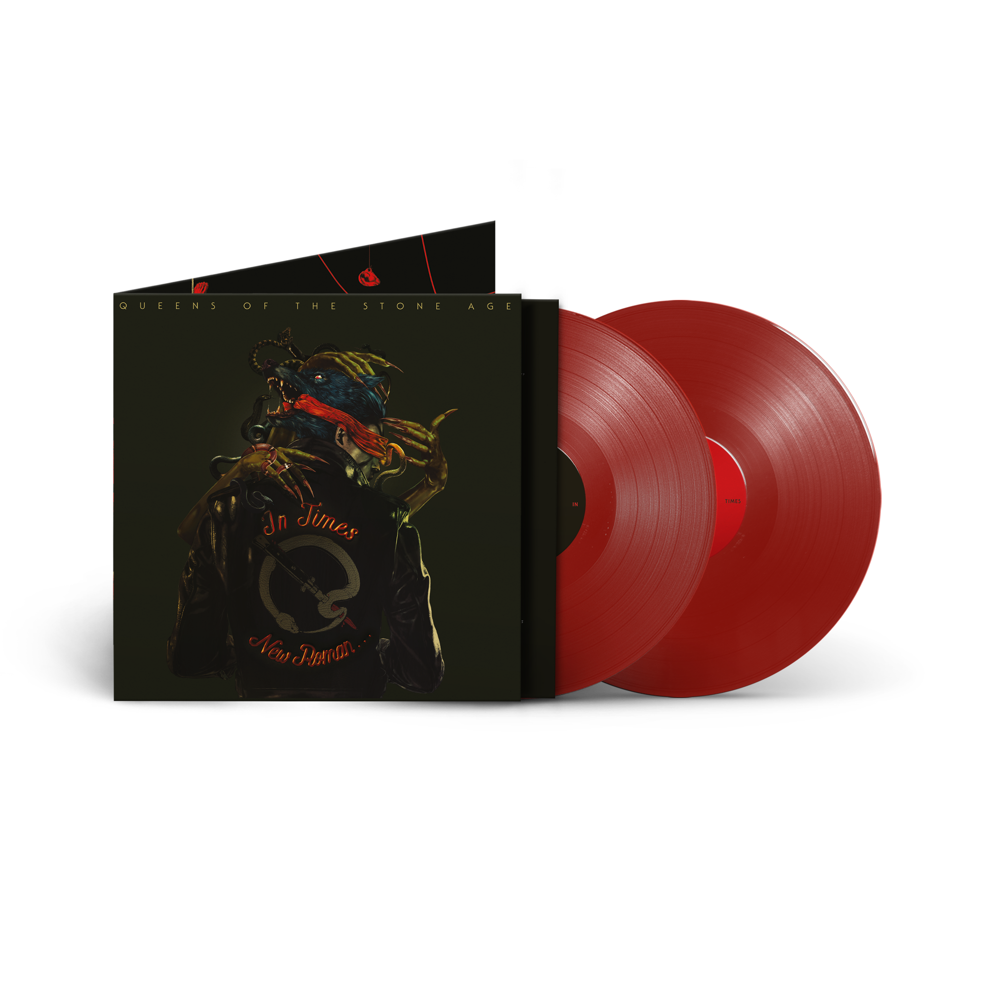 In Times New Roman... Opaque Red 2lp